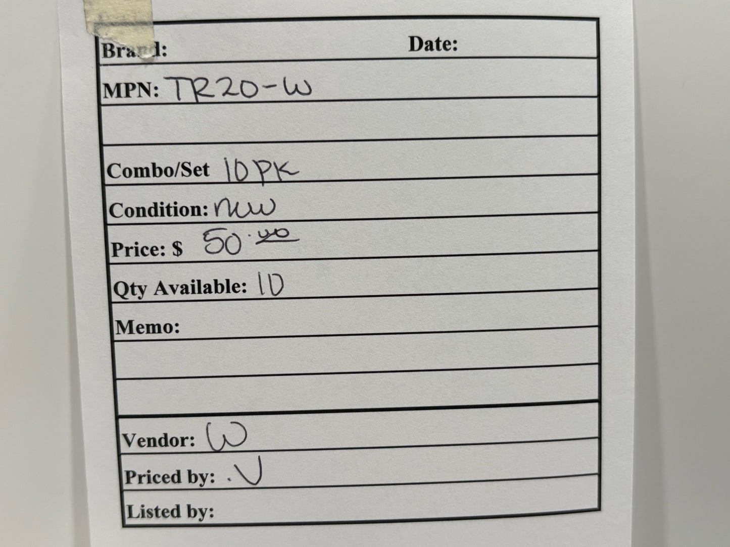 New 10PK Legrand TR20-W Tamper Resistant Duplex Receptacle 20A-125V