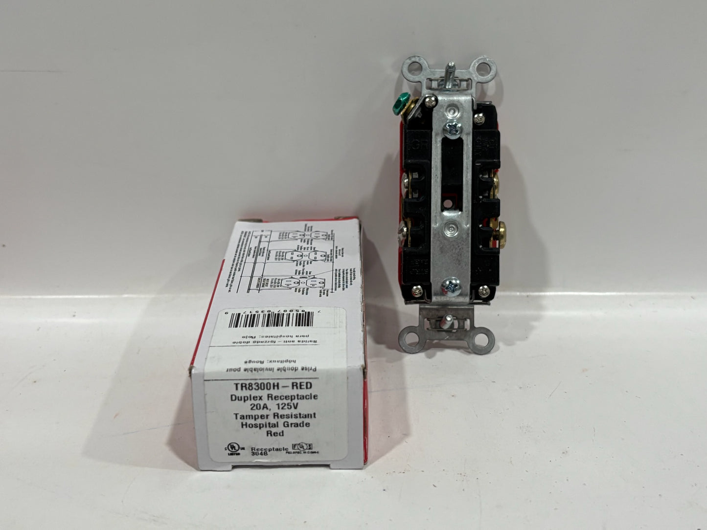 New 9PC Legrand TR8300H-RED Hospital Grade Receptacle 20A-125V