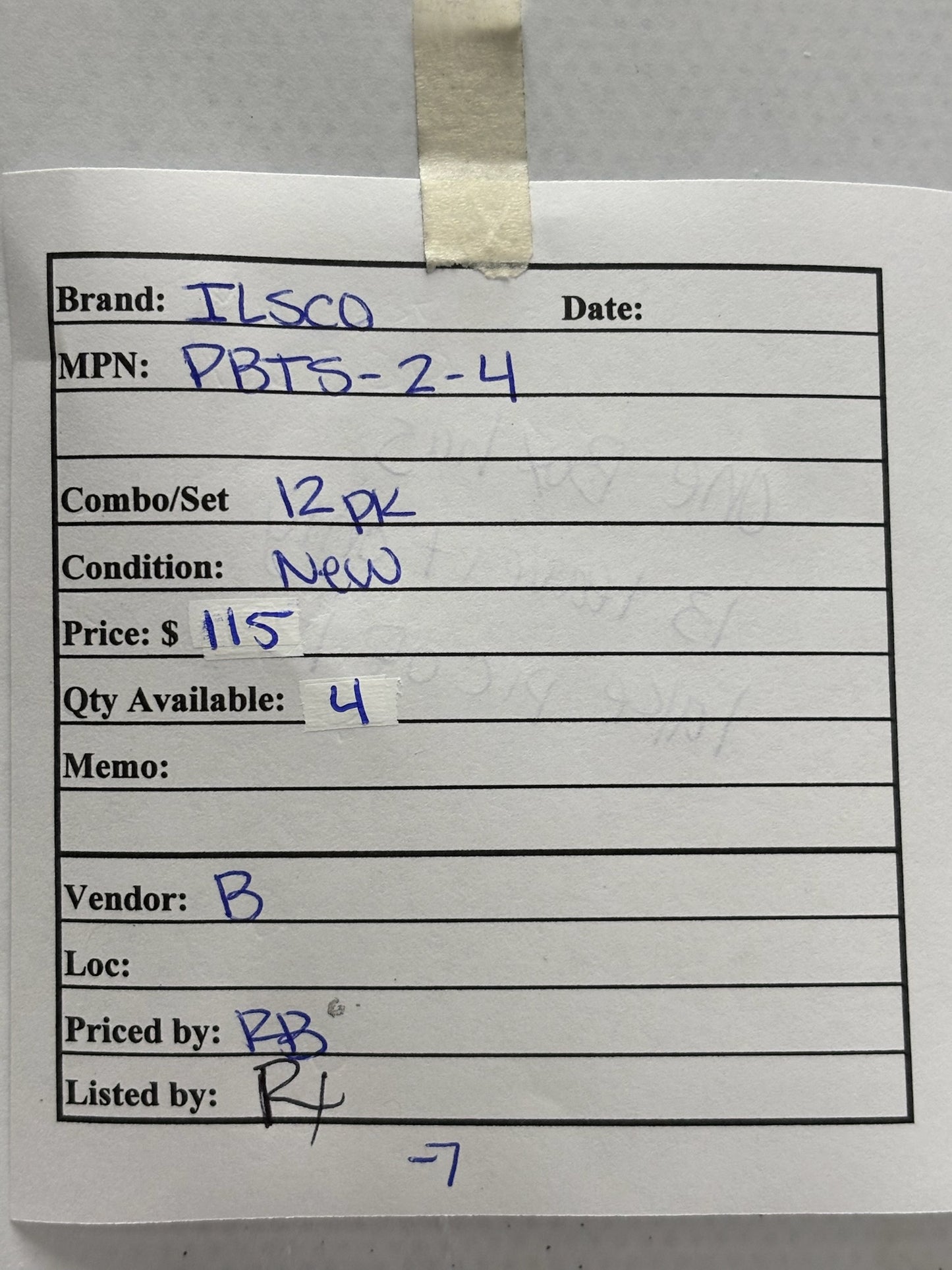 12 Pk ILSCO PBTS-2-4 Dual Rated Insulated Multi-Tap Connector 14–4 AWG 600 V