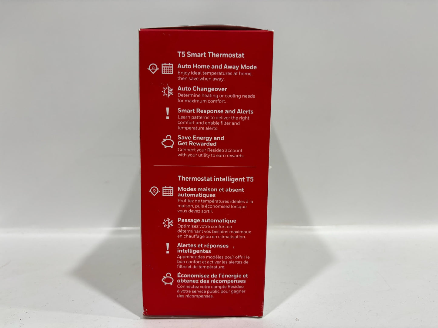 New Open HoneyWell T5 Smart Thermostat with Auto Home/away Mode
