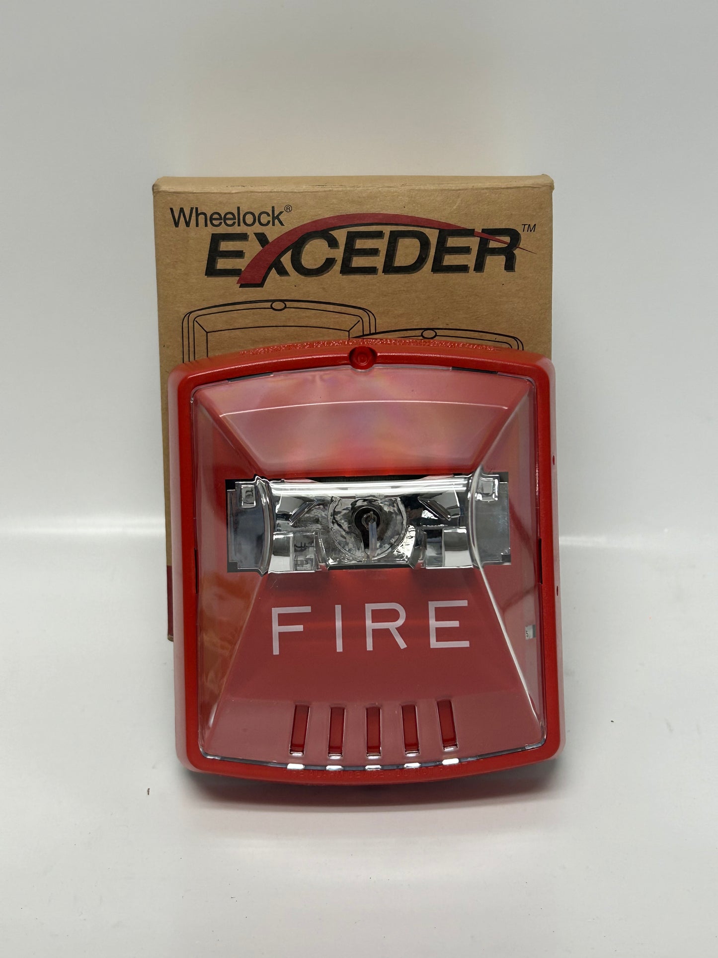 EATON STR 127380 Wheelock Exceder Strobe, Wall Mount, Red