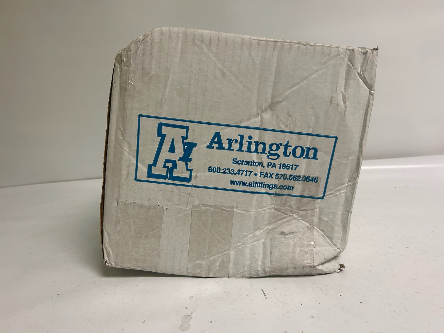 Arlington FLBAF101MB 1-Gang Adjustable Floor Box with Flip Lids