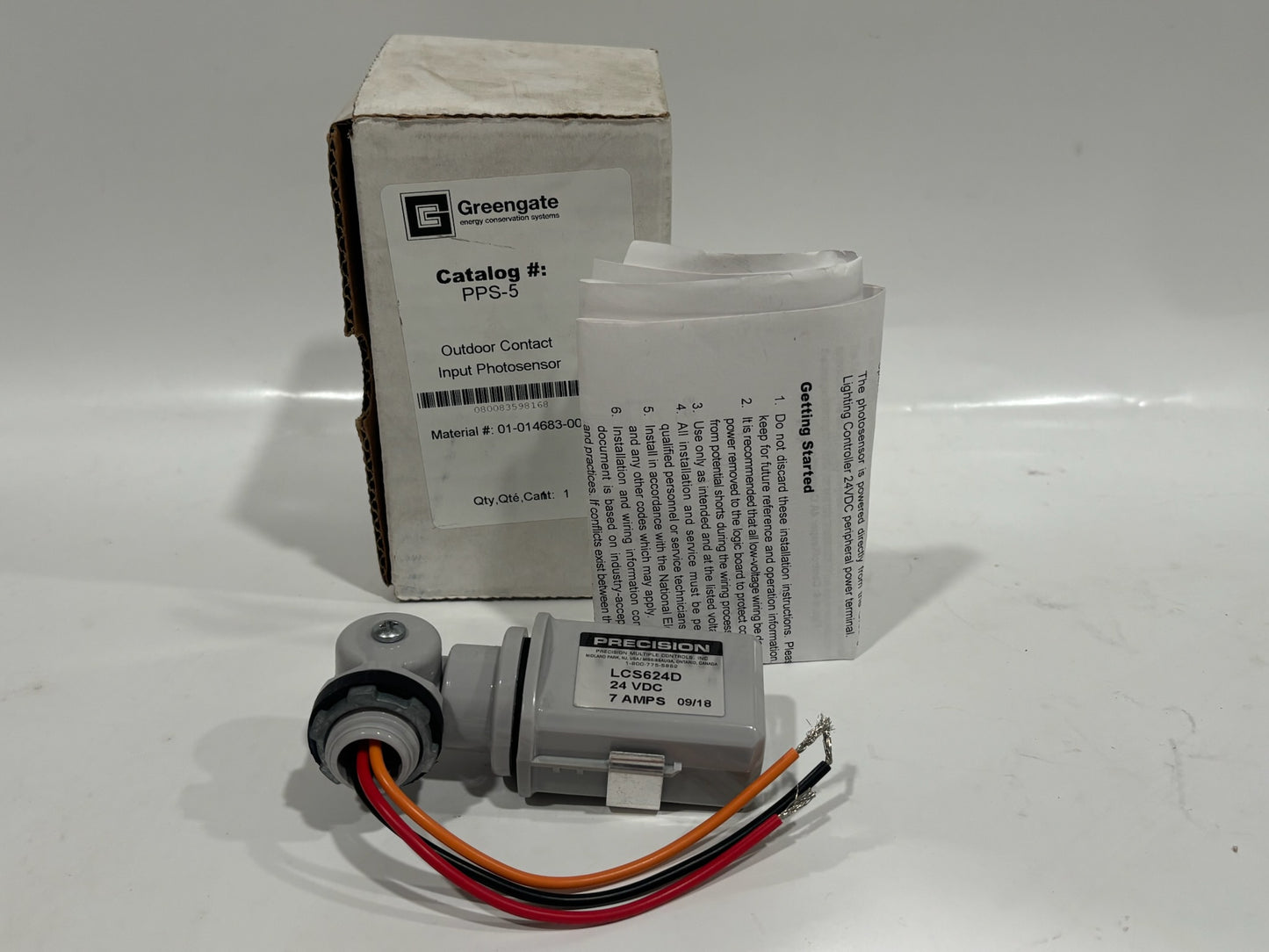 New GreenGate PPS-5 Outdoor Contact Input Photo Sensor