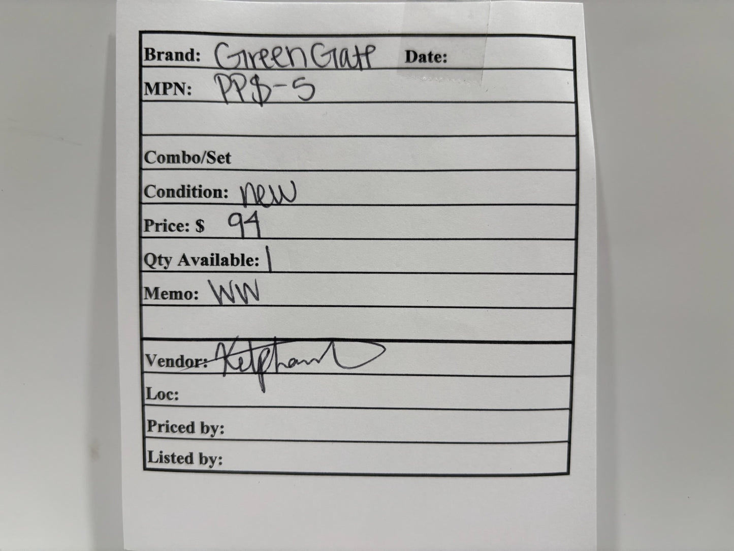 New GreenGate PPS-5 Outdoor Contact Input Photo Sensor