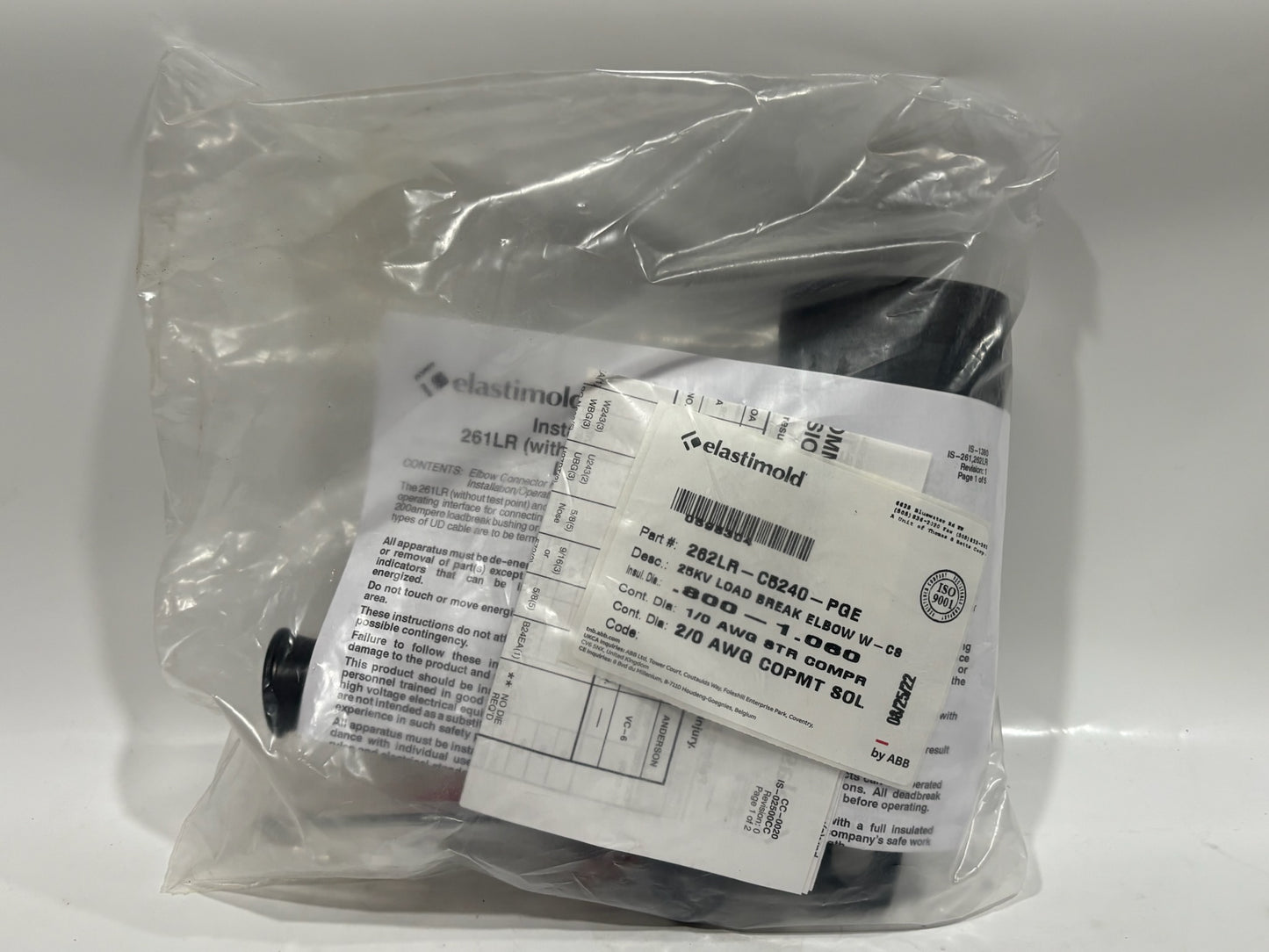 Elastimold 262LR-C5240-PGEC Load Break Elbow with C8 Connector-200AMP