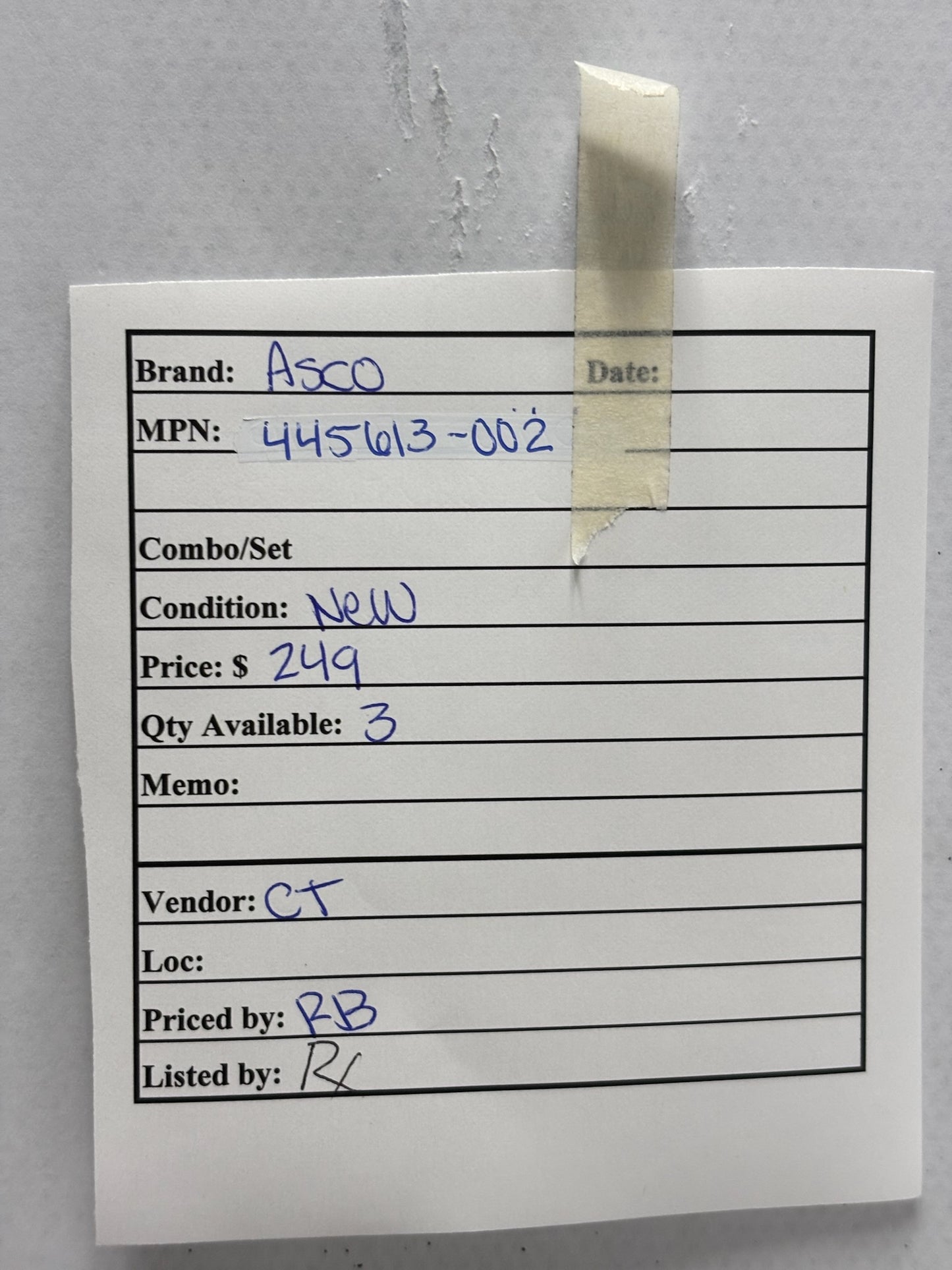 ASCO 445613-002 Replacement Solenoid Valve Coil for Industrial Fluid Control