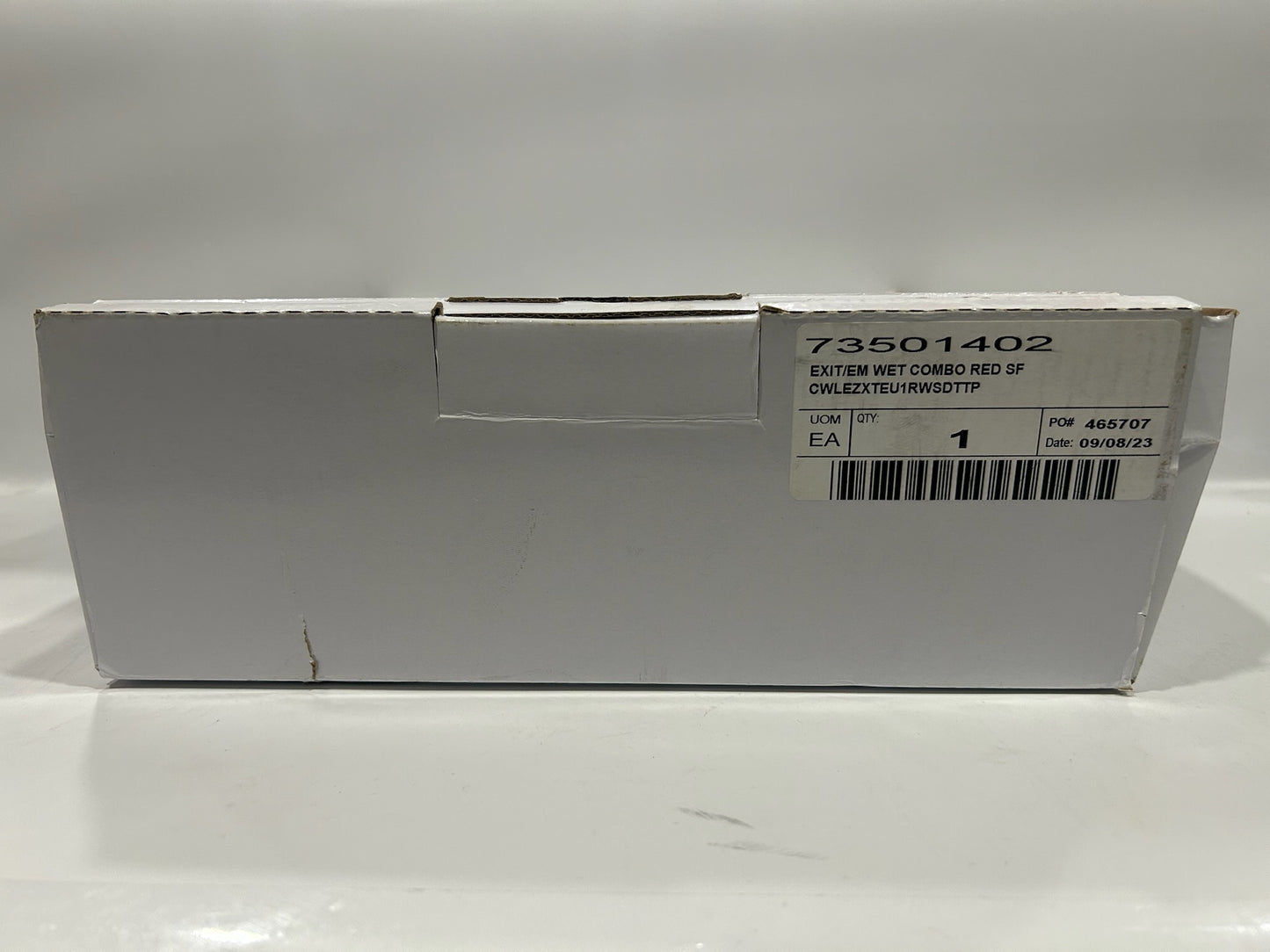 Commercial Safety Exit Sign LED Emergency Light Wet Combo (CWLEZXTEU1RWSDTTP)