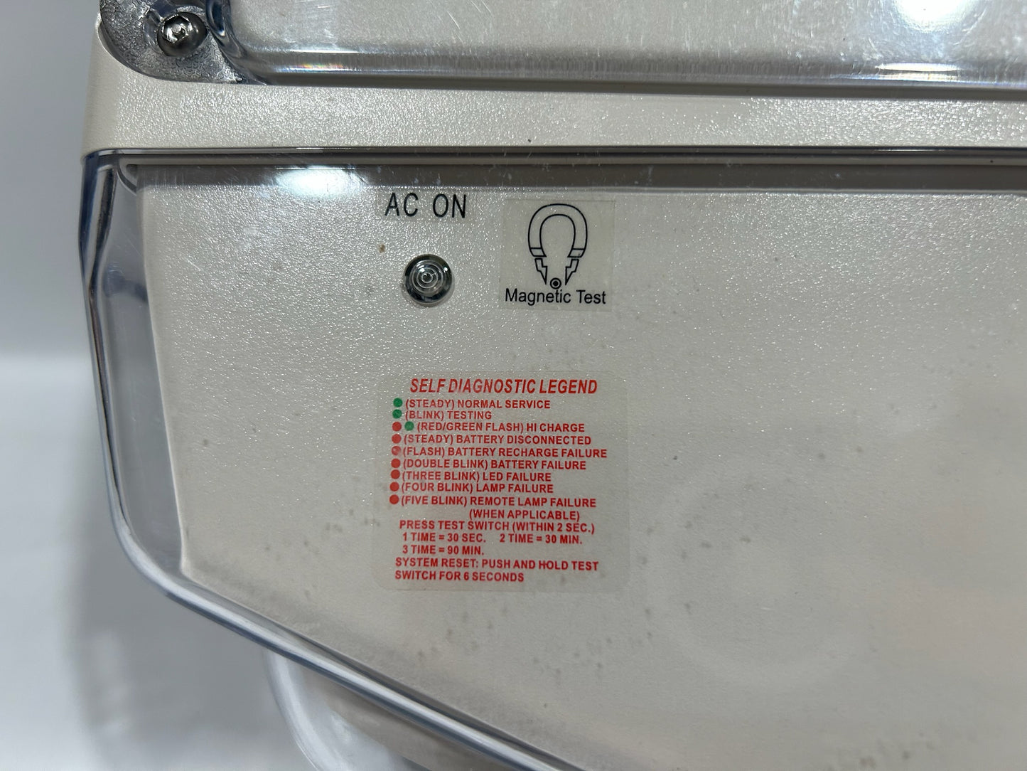 Commercial Safety Exit Sign LED Emergency Light Wet Combo (CWLEZXTEU1RWSDTTP)