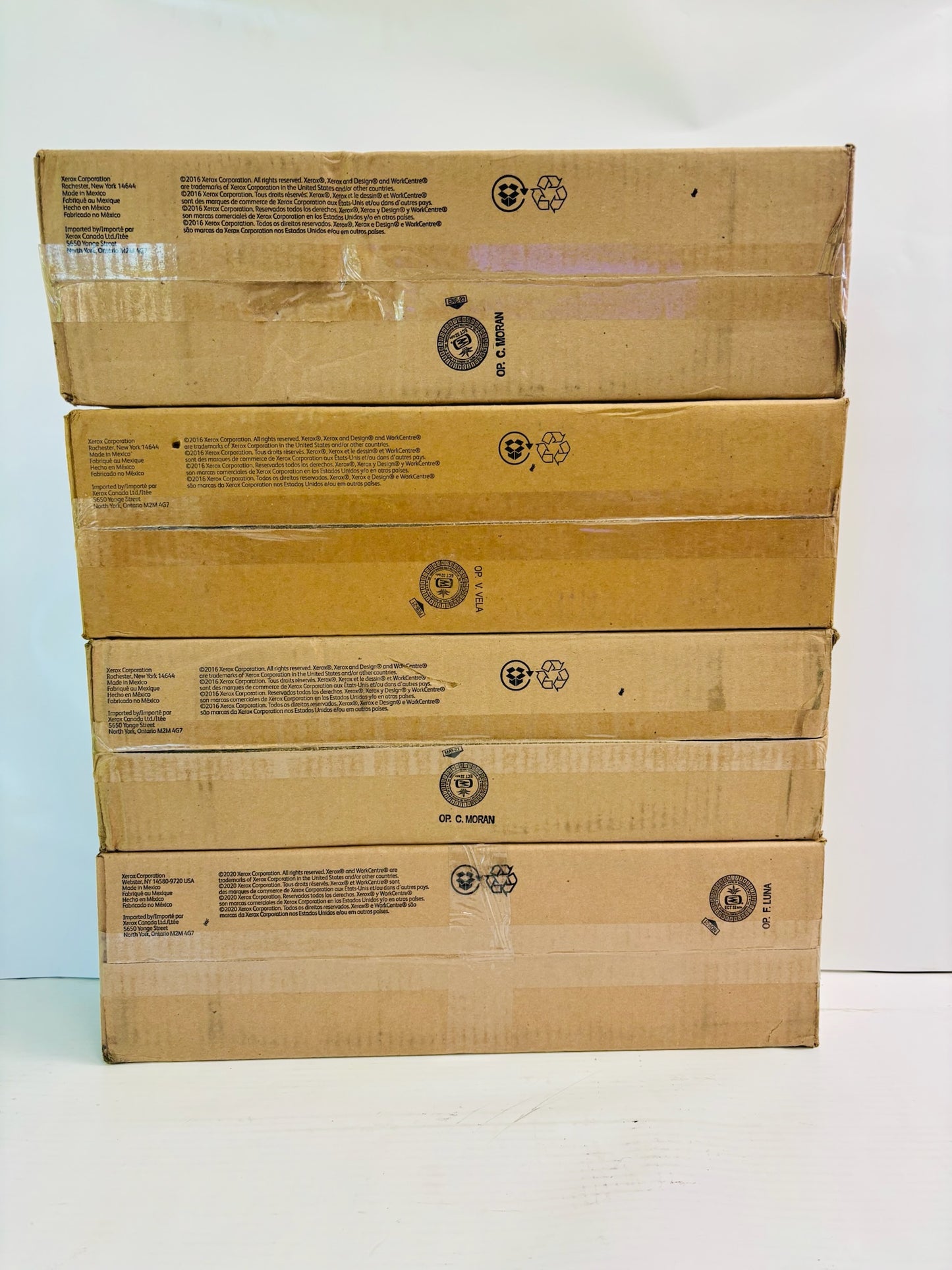 4 Genuine Xerox WorkCentre 7120, 7125 CMYK Drum Unit 013R00657,58,59,60