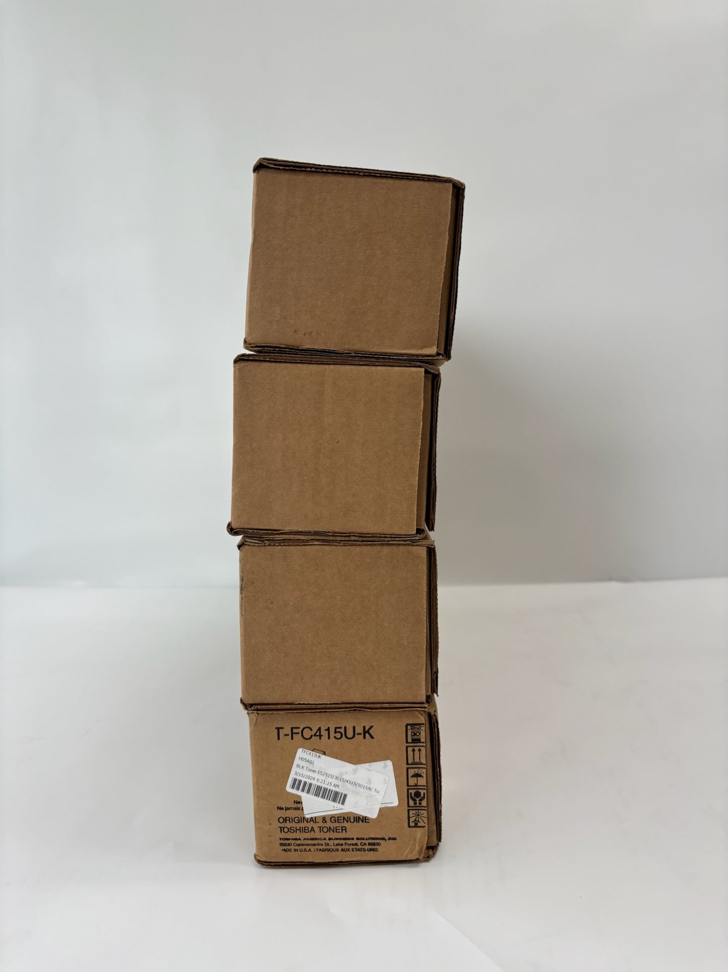 4 Genuine Toshiba 2515AC, 3015AC, 3515AC,4515AC CMYK T-FC415U Toners