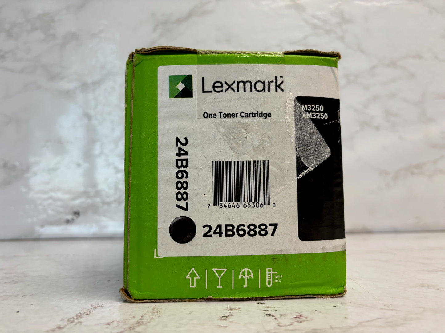 Genuine Lexmark M3250,XM3250 Black Toner 24B6887