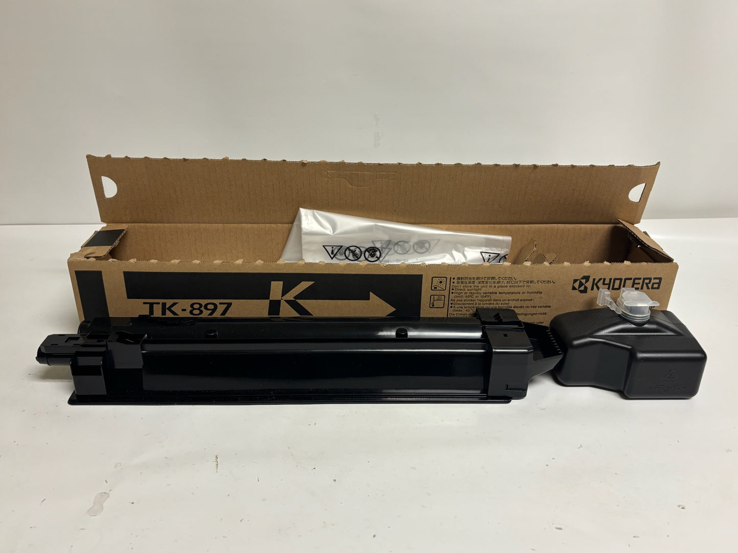 7 Genuine Kyocera TASKalfa 205cv FS-C8520MFP MMYYKKK Toners TK-897, TK897