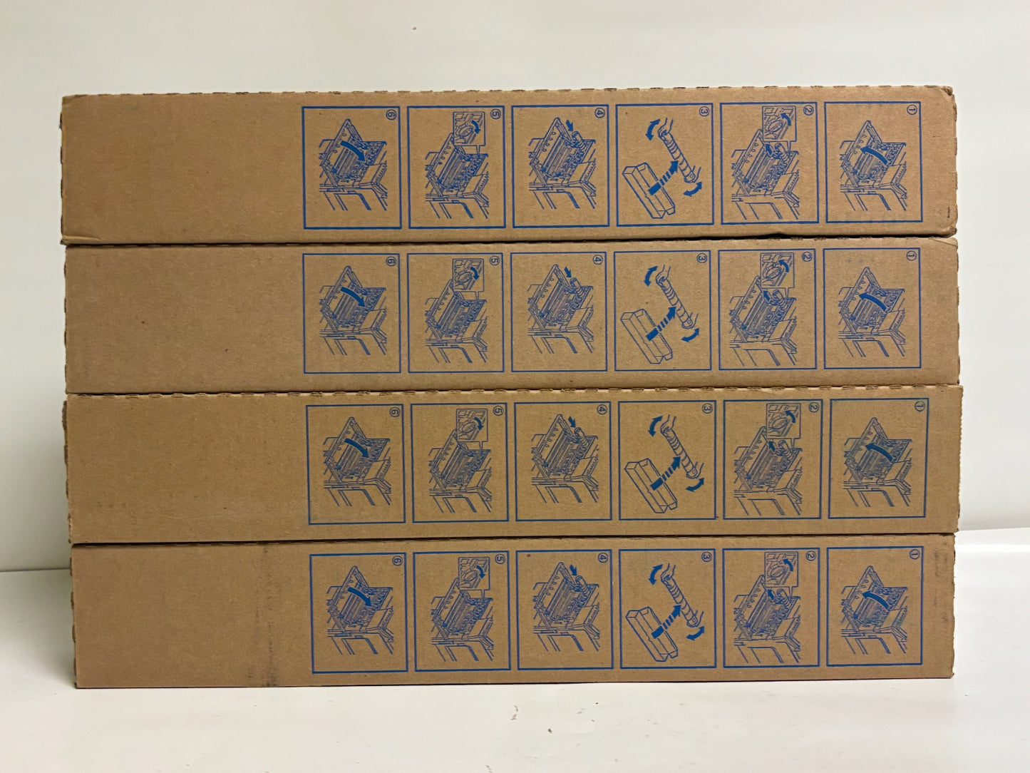 4 New Genuine Konica Minolta Bizhub C458,C558,C658 CMMY Toners TN514 (No Black)