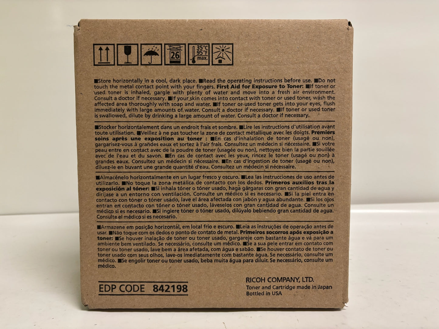 New OEM Ricoh MP C8003, C6503 IM C6500,C8000 Magenta Toner 842198