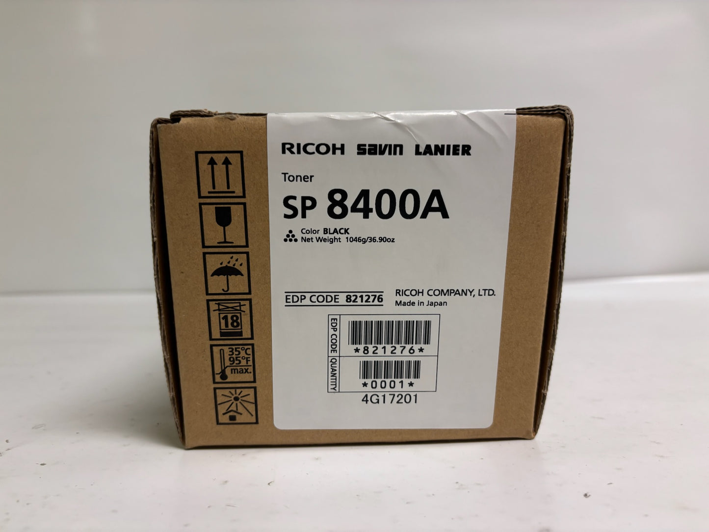 New OEM Ricoh SP 8400DN Black Toner Cartridge 821276