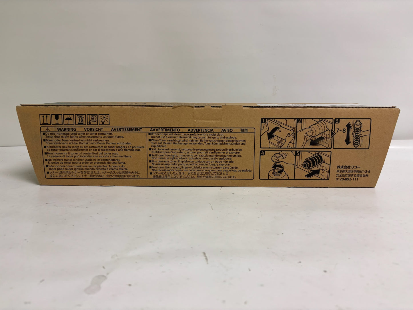 New OEM Ricoh SP 8400DN Black Toner Cartridge 821276