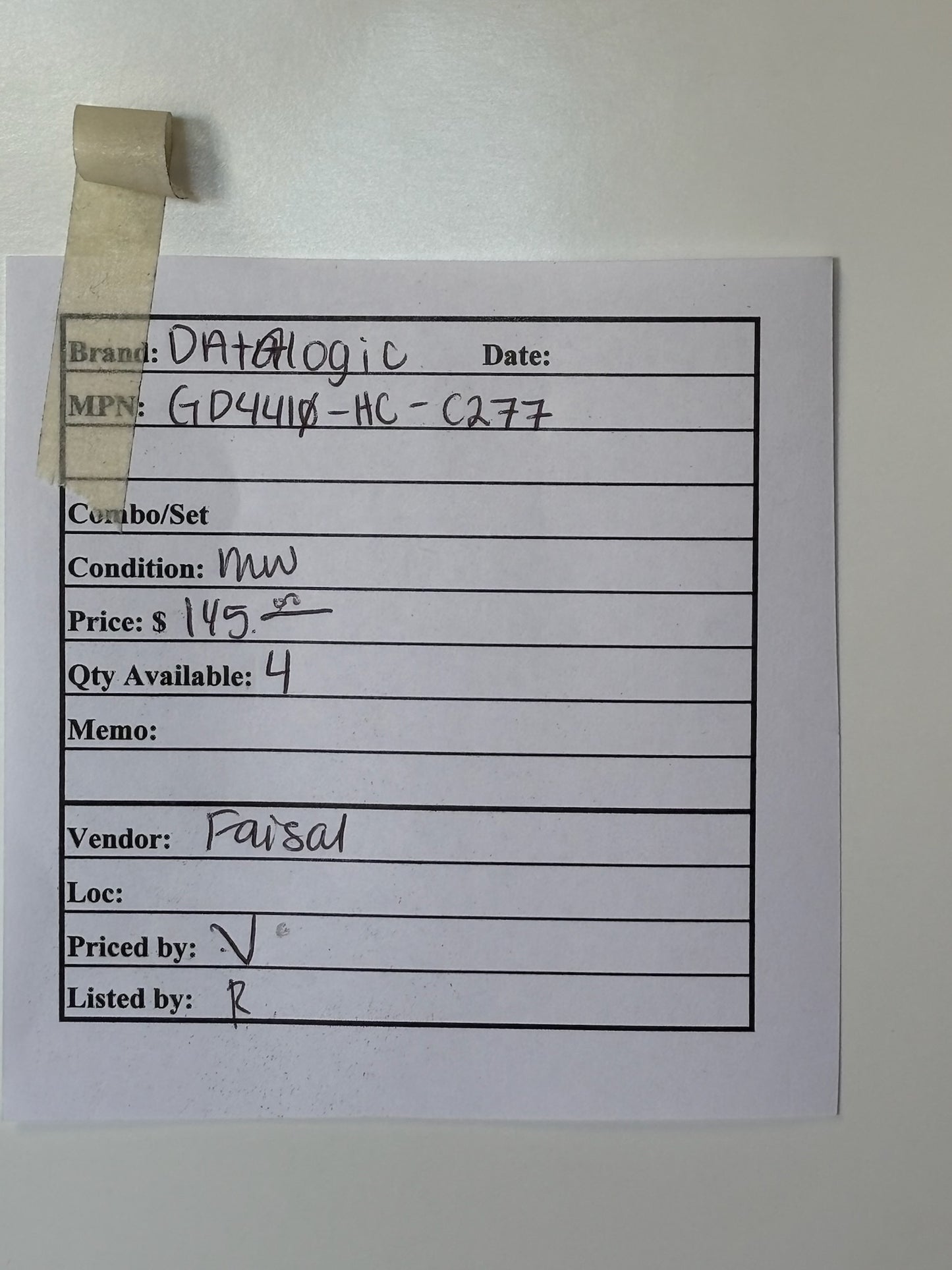 Datalogic GD4410-HC-C277 Gryphon 4400 Health Care Bar Code Scanner