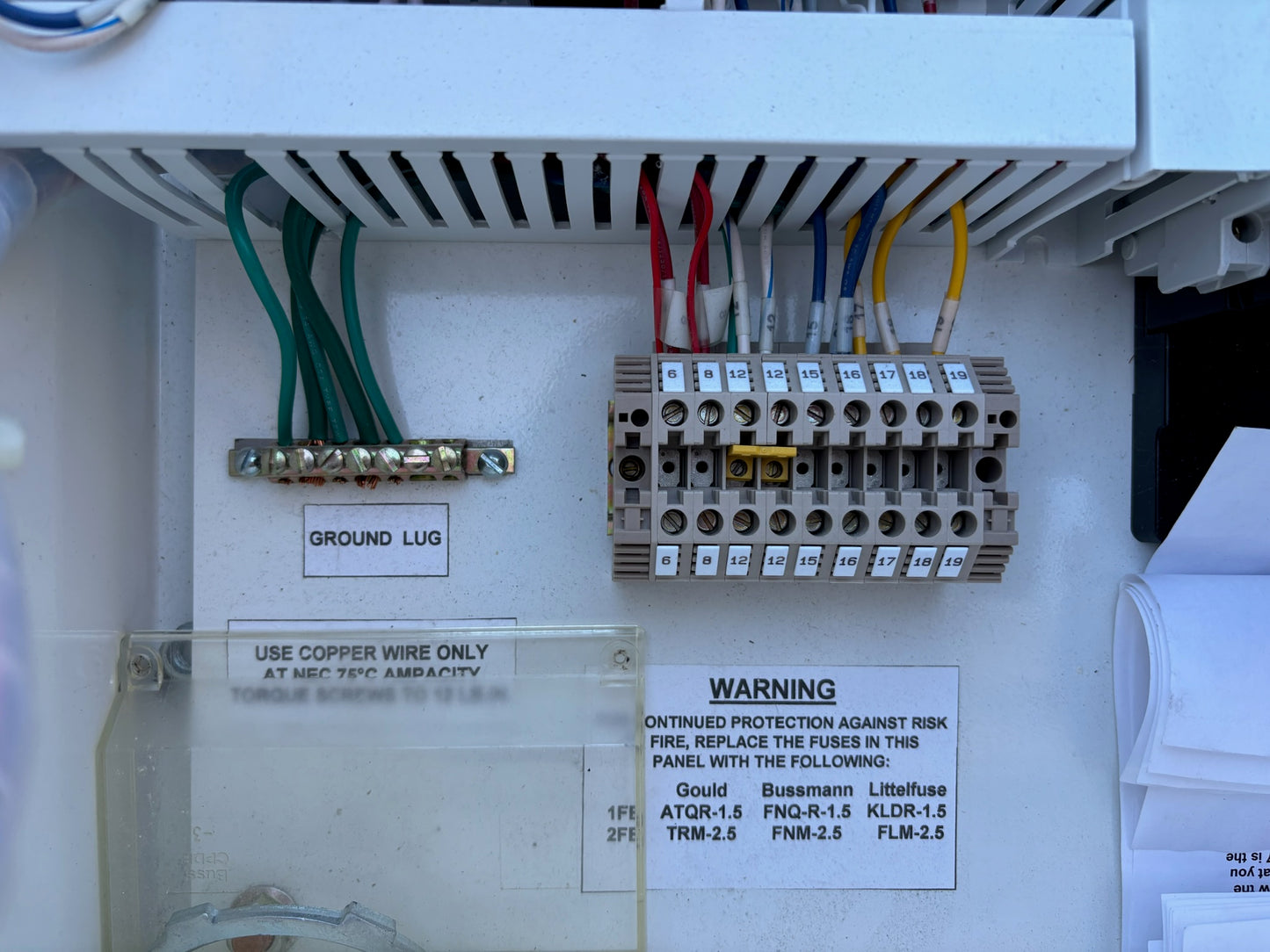 GE General Electrics E4502K Medical System Main Disconnect Panel 480V