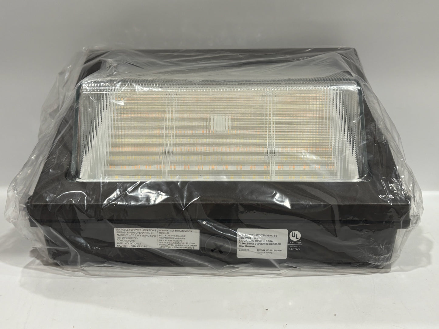 KeyStone WP-LED-TM-35-8CSB LED Wall Pack Light ft. CCT Selection - 35W