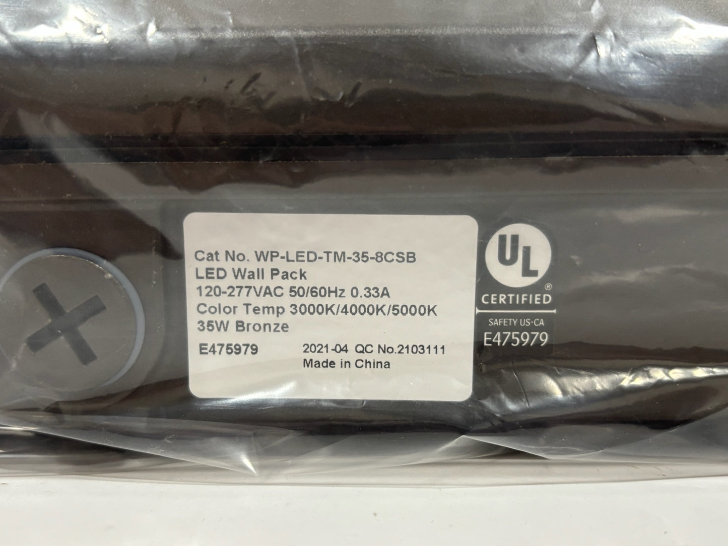 KeyStone WP-LED-TM-35-8CSB LED Wall Pack Light ft. CCT Selection - 35W