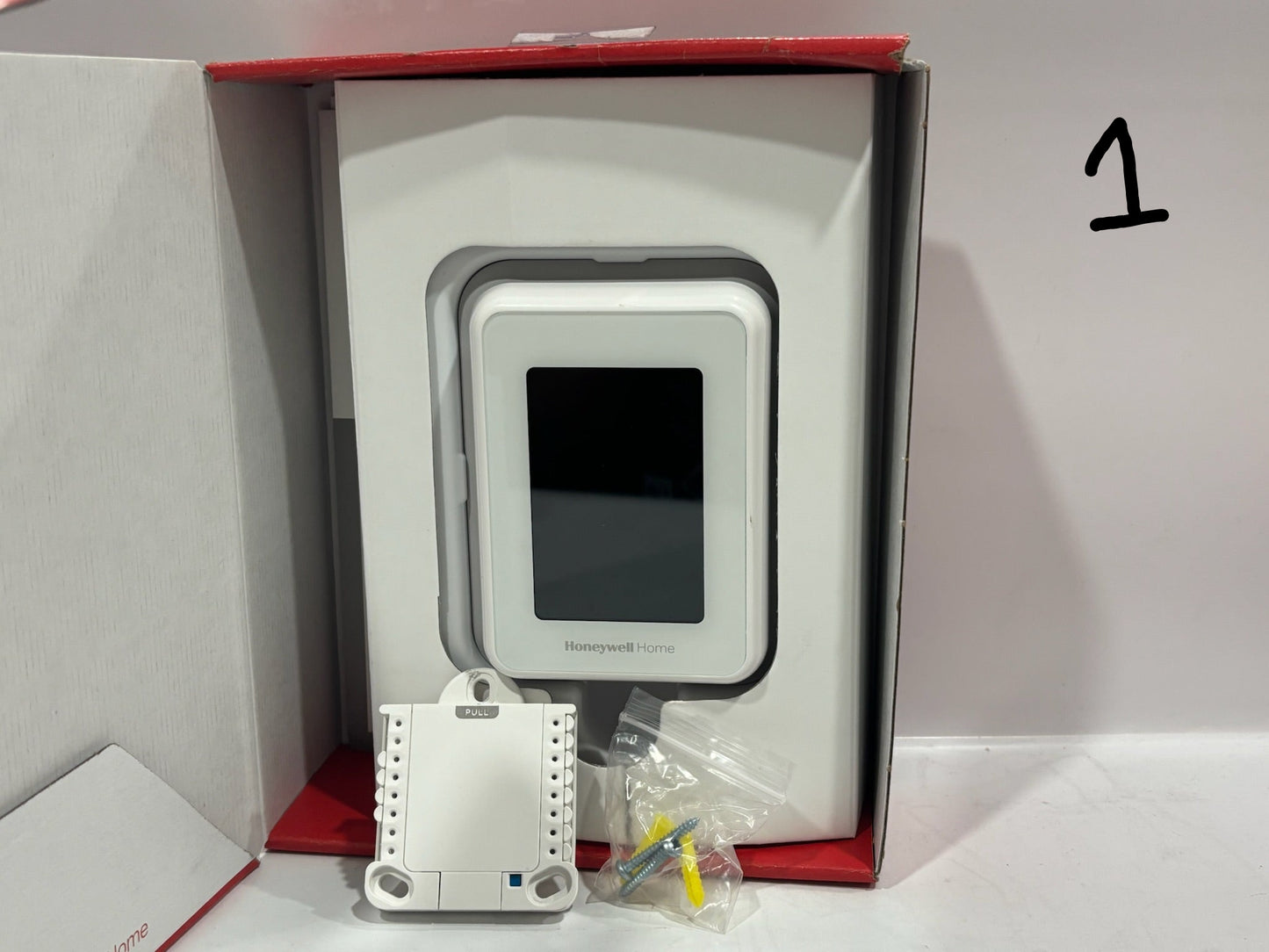 3 T9 Honeywell Smart Thermostats (1 No Sens/C-wire,2 no Sensor box,3 Used C-wire)