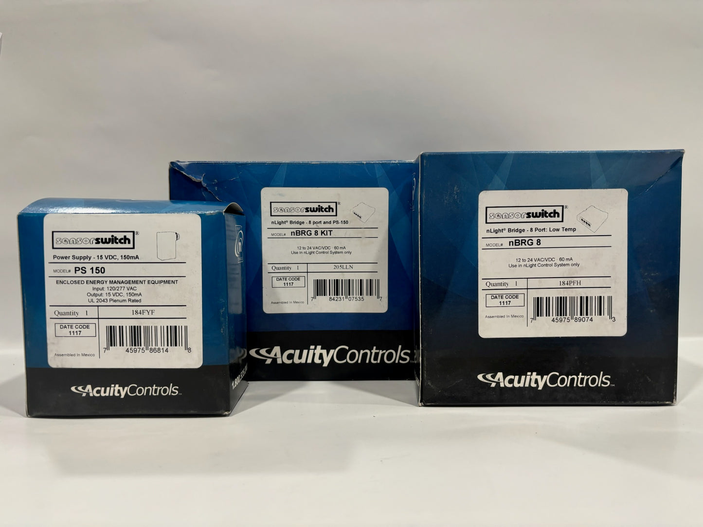 Acuity nBRG-8-KIT 8 port and PS-150 Power Supply - Sensor Switch