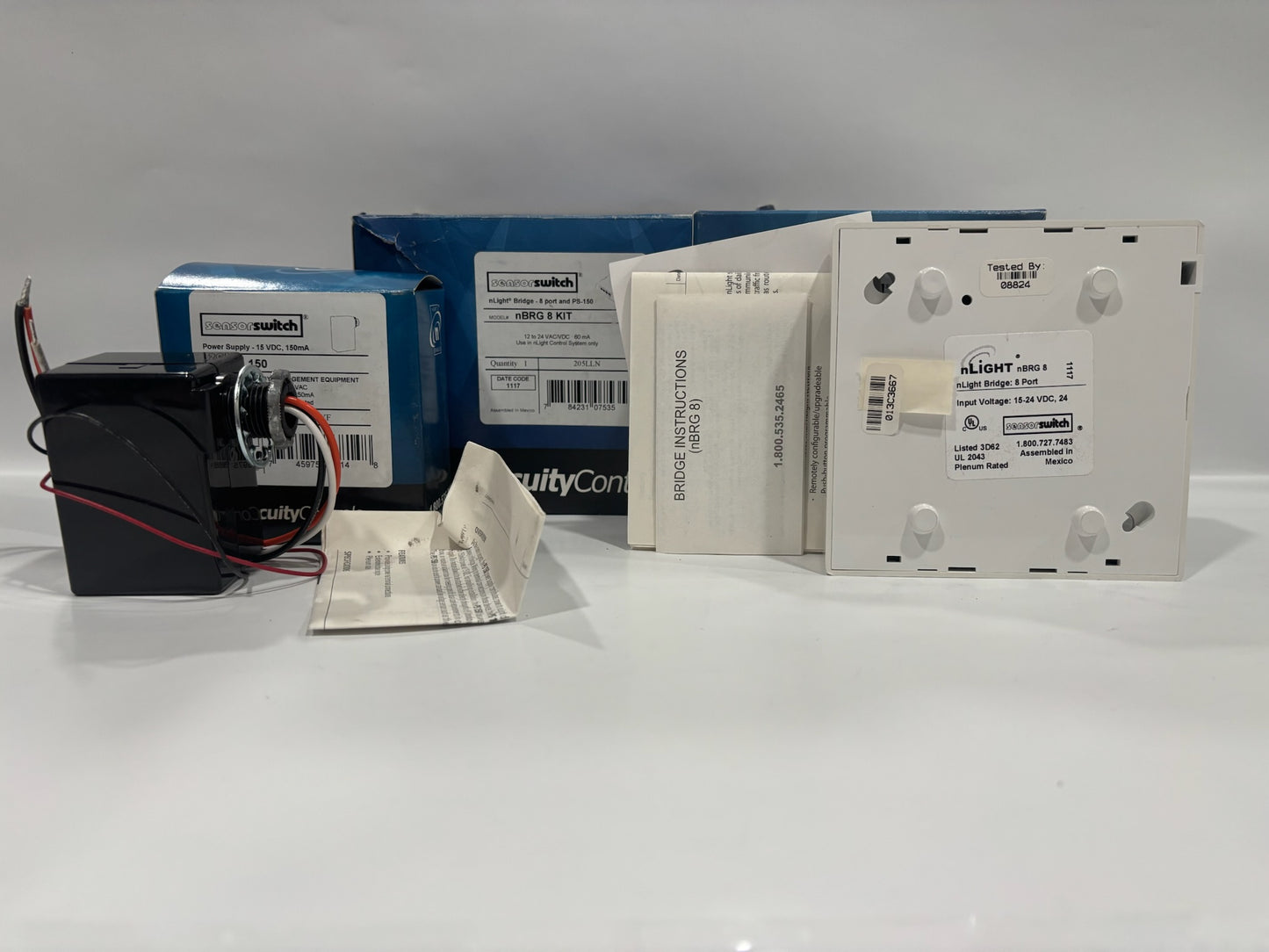 Acuity nBRG-8-KIT 8 port and PS-150 Power Supply - Sensor Switch
