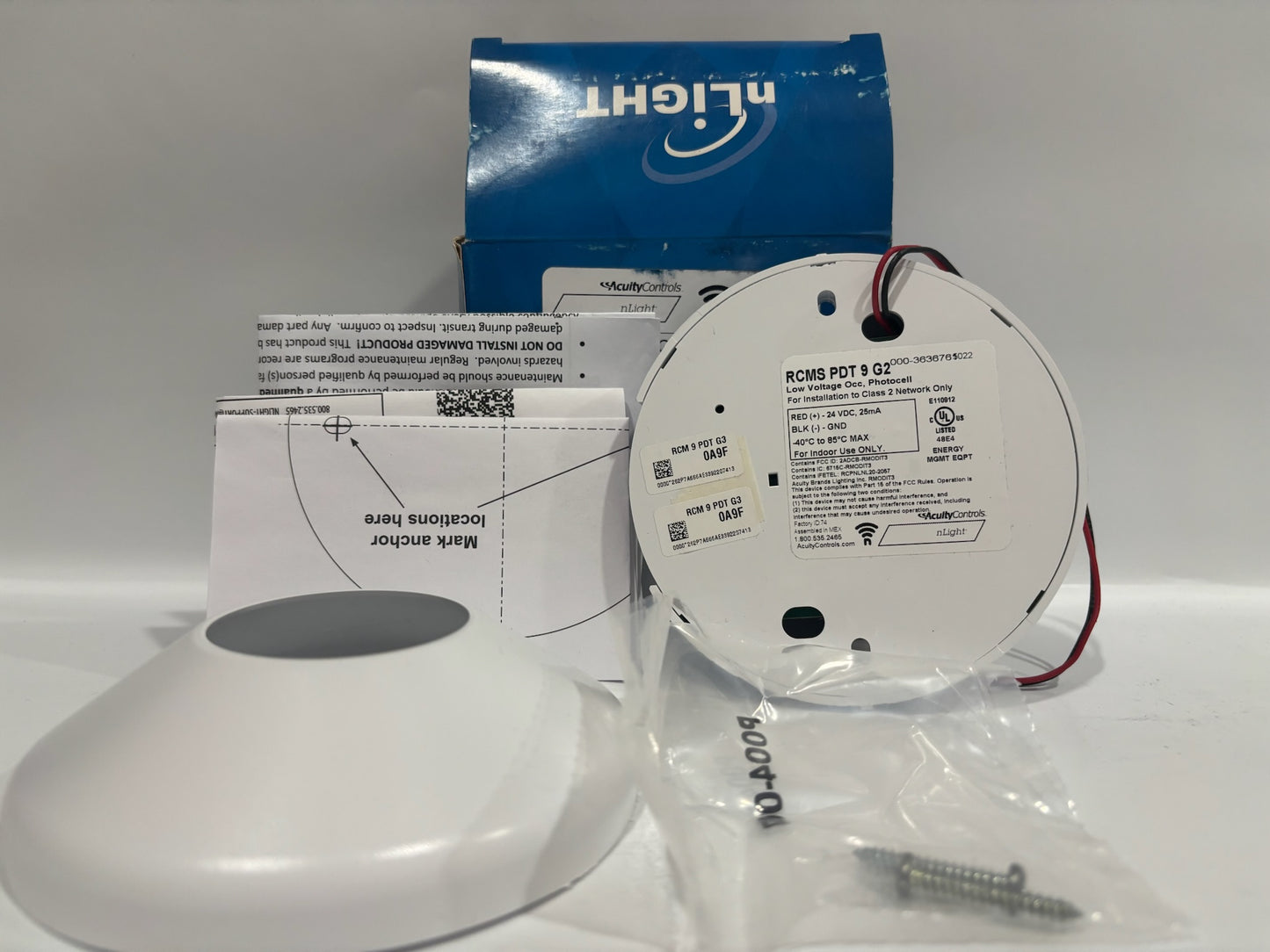 Acuity RCMS-PDT-9-G2 Passive Dual Technology, Standard Range 360 Lens