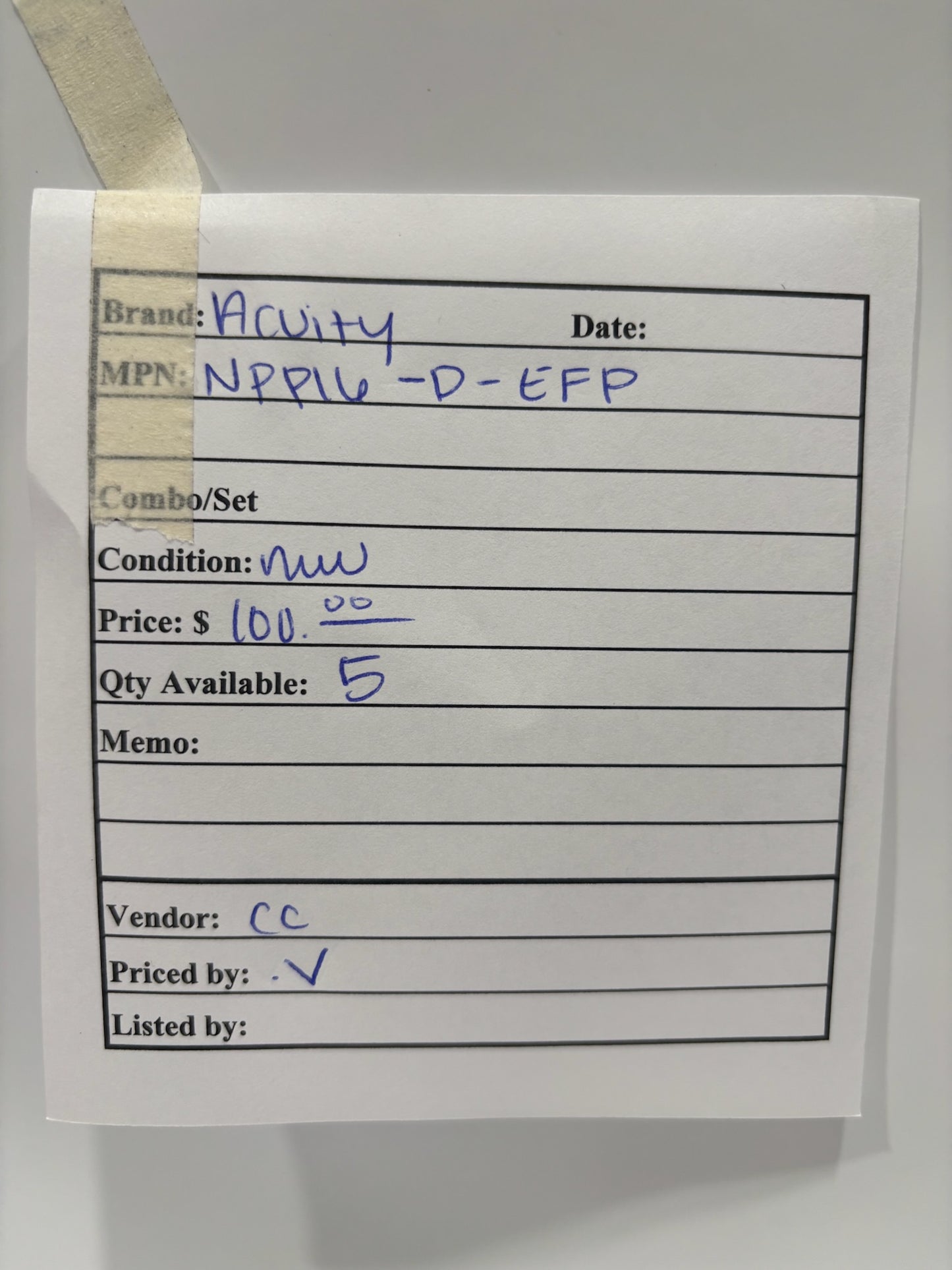 Acuity Npp16-D-EFP Occupancy Controlled Dimming, Power/Relay Pack