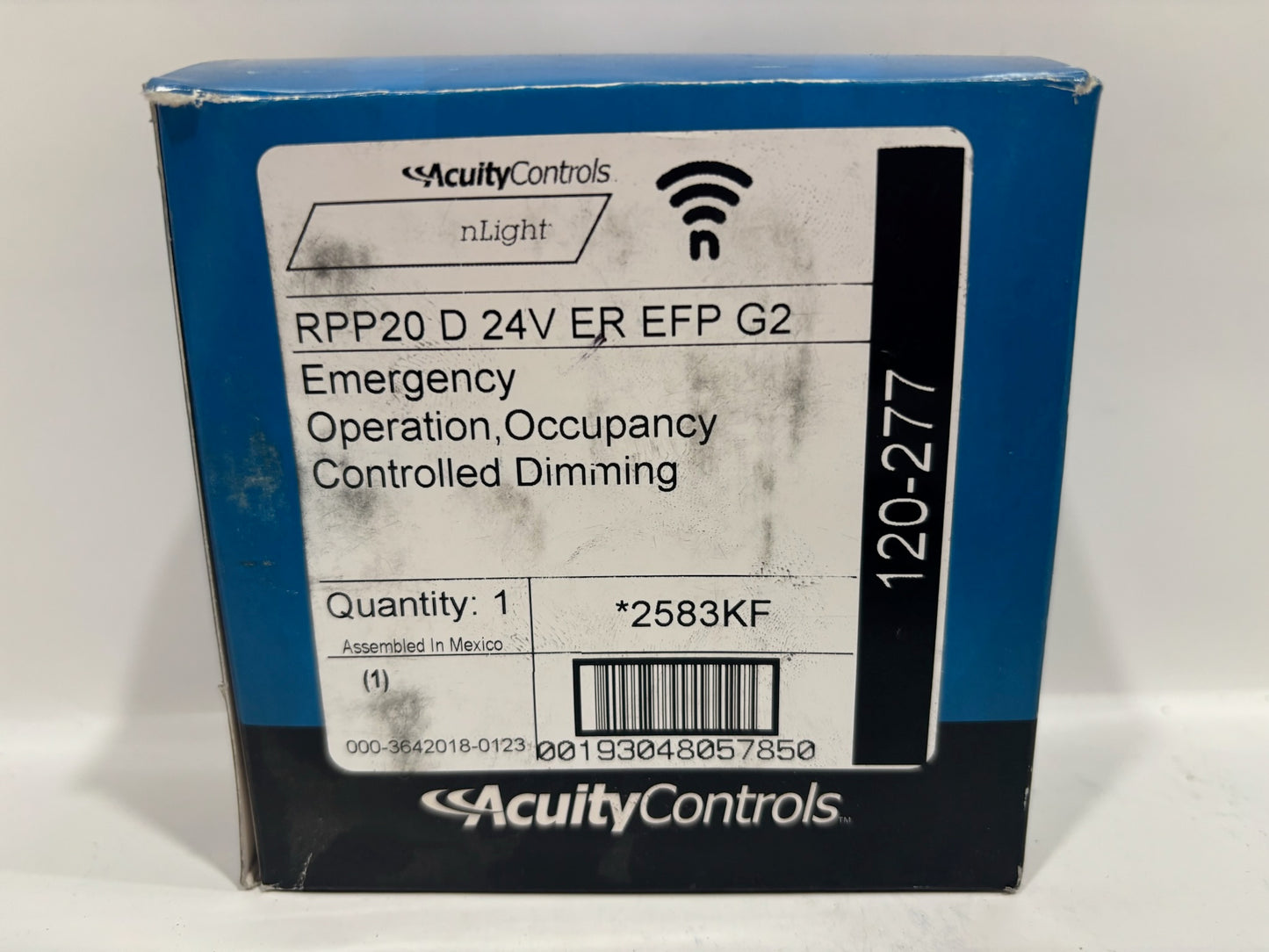 Acuity Rpp20-D-24V-ER-EFP-G2 Occupancy Controlled Dimming