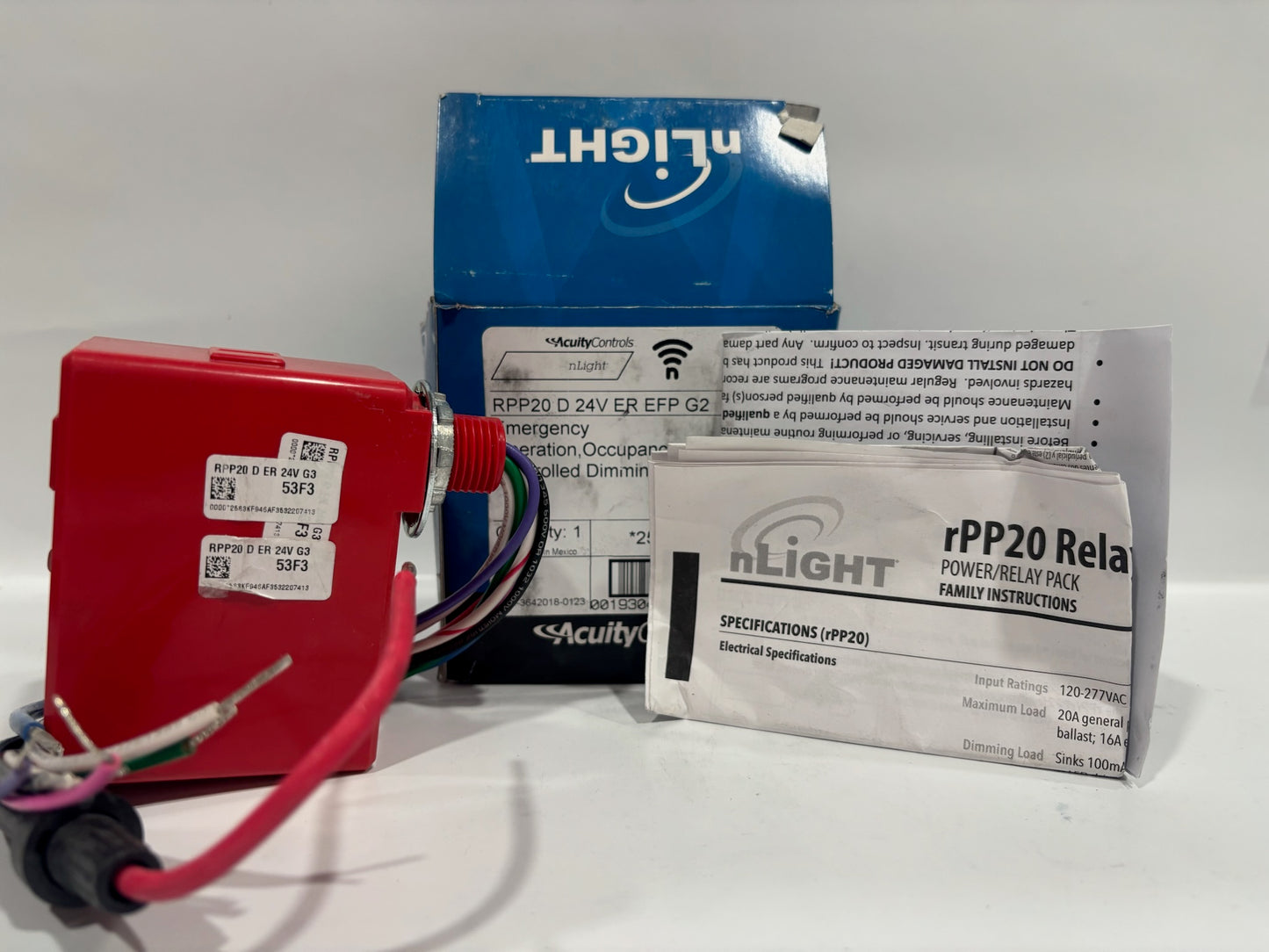 Acuity Rpp20-D-24V-ER-EFP-G2 Occupancy Controlled Dimming