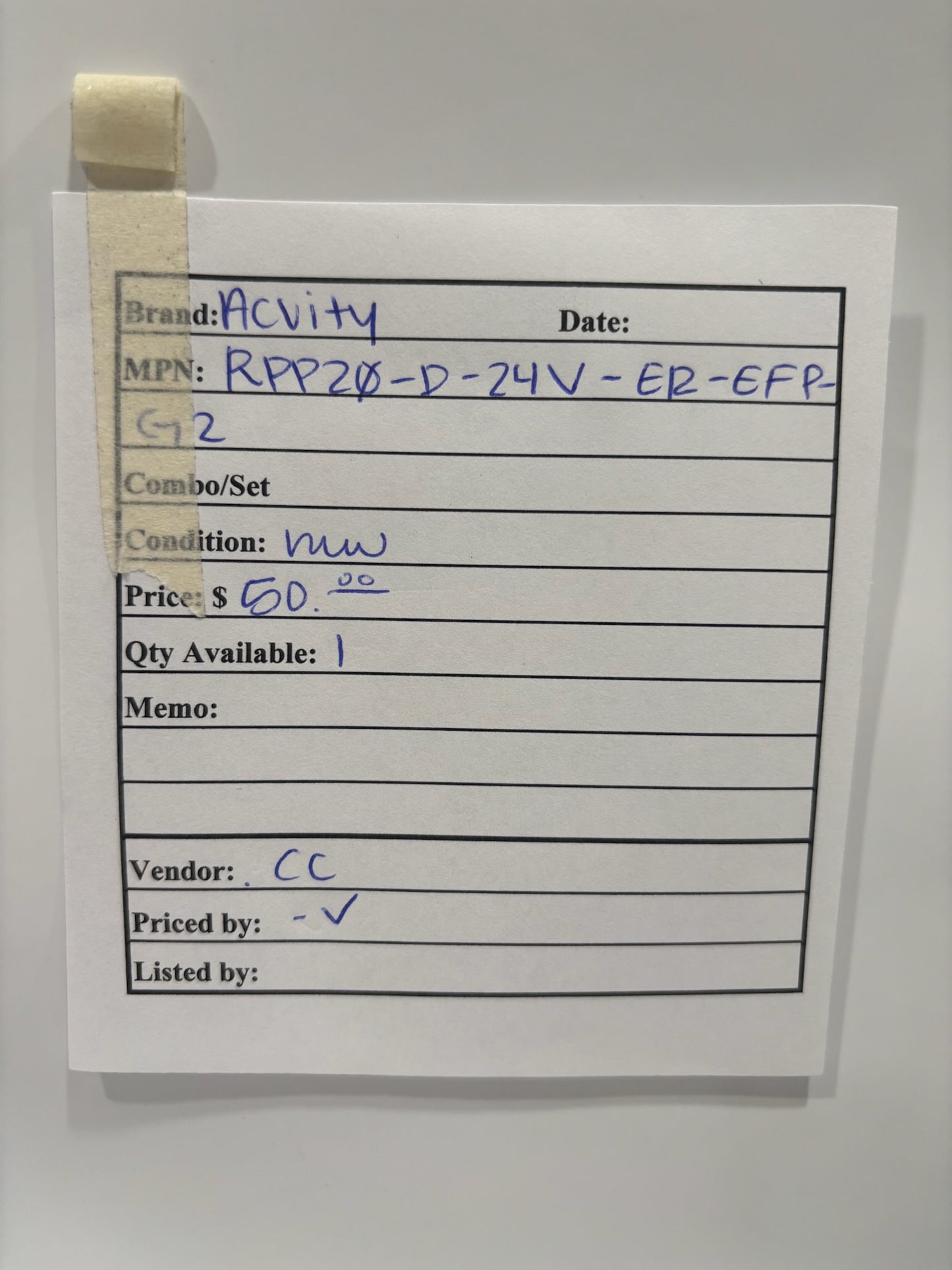Acuity Rpp20-D-24V-ER-EFP-G2 Occupancy Controlled Dimming