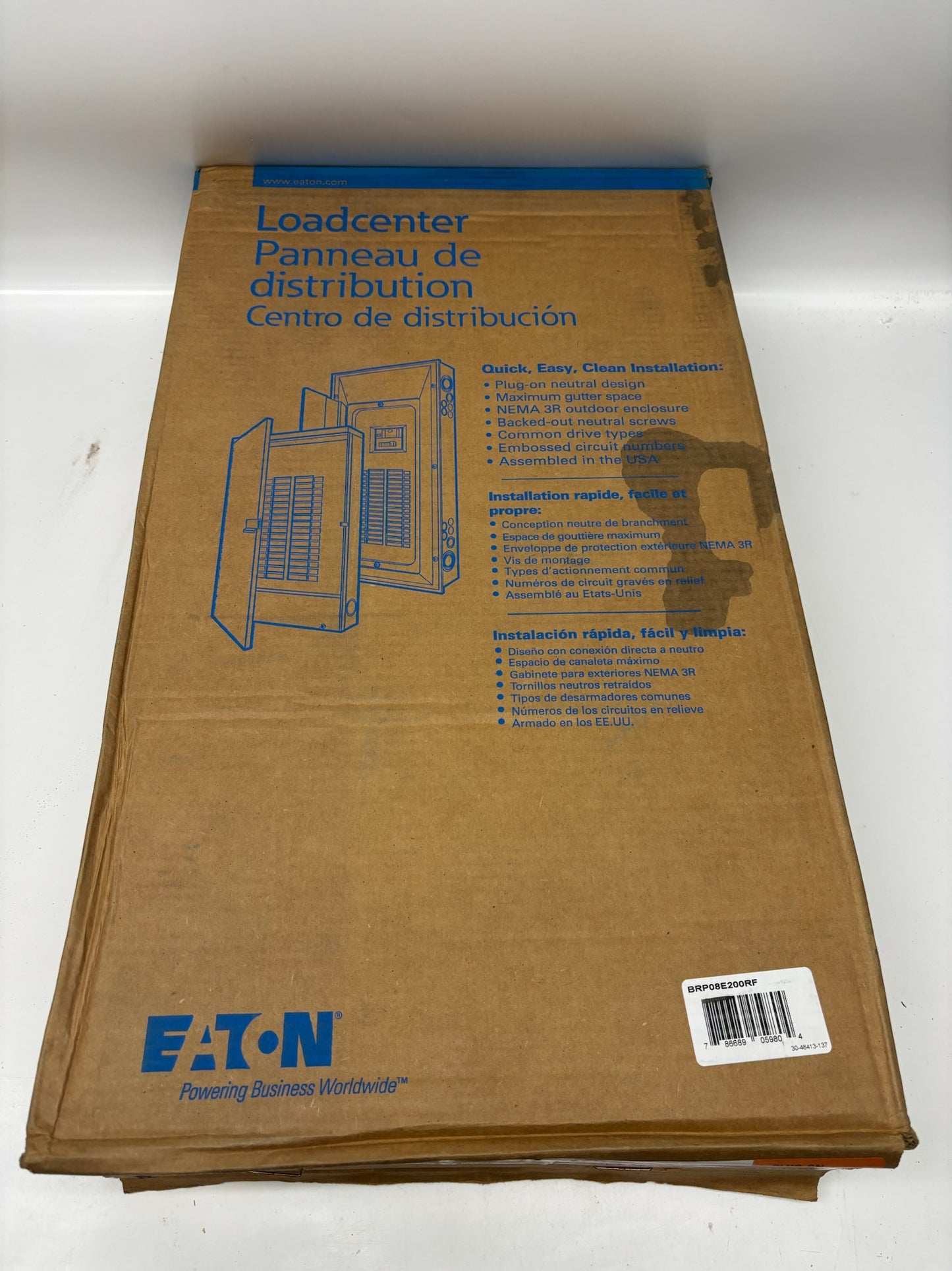 Eaton BRP08E200RF Cutler Hammer Series Plug-On Natural Design 200 AMP