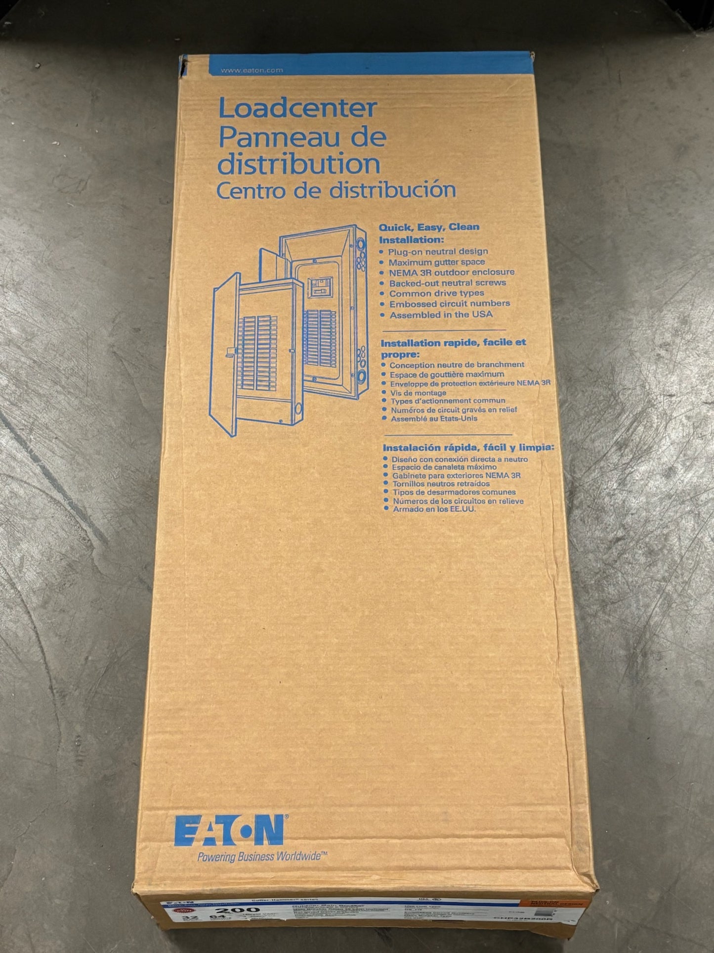 Eaton CHP32B200R Cutler-Hammer Plug-On Neutral Design Series 200 AMP