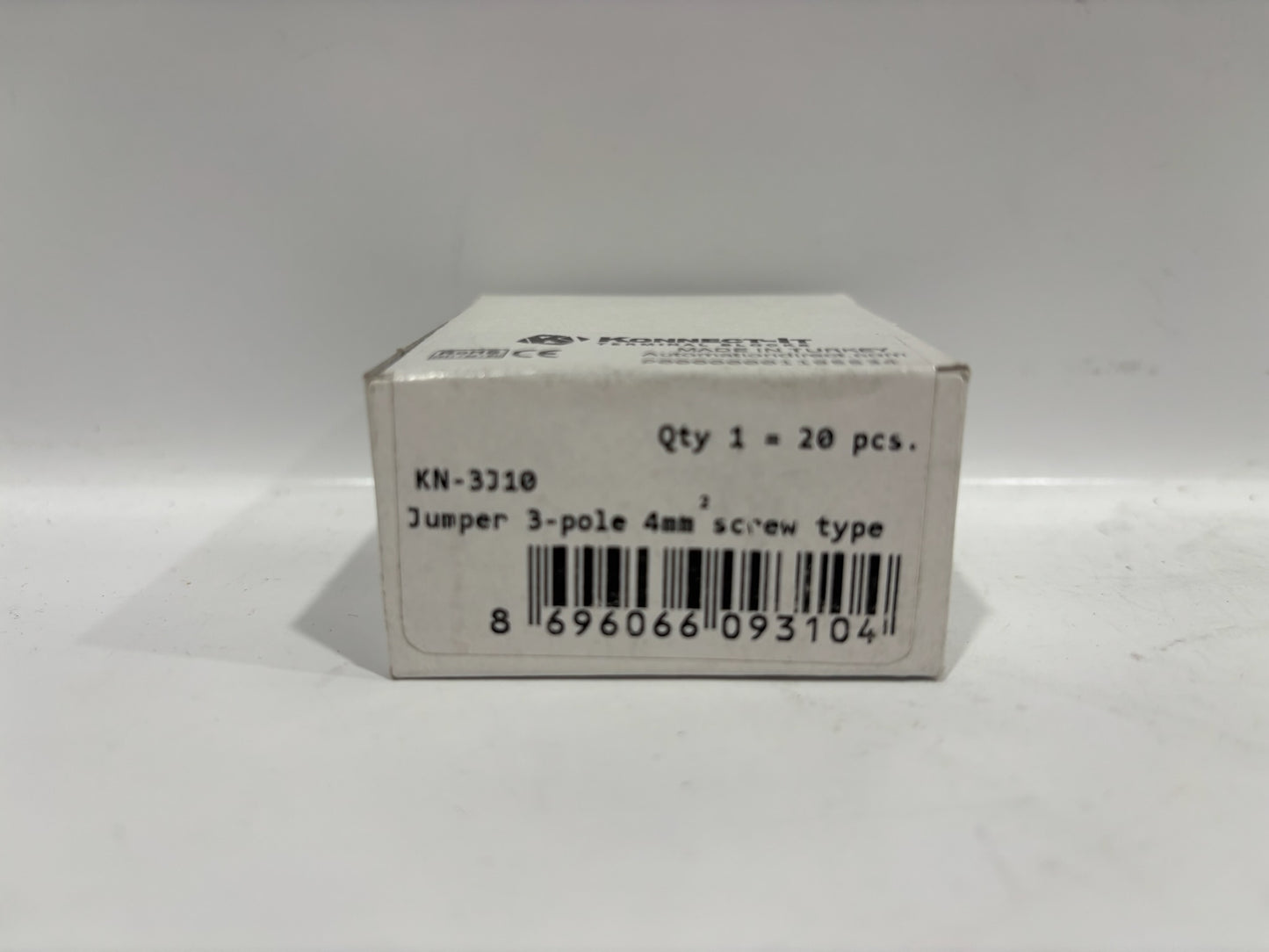 120 PC Konnect-It KN-4j10 Jumper 4-Pole 4mm screw type 32A, 750V