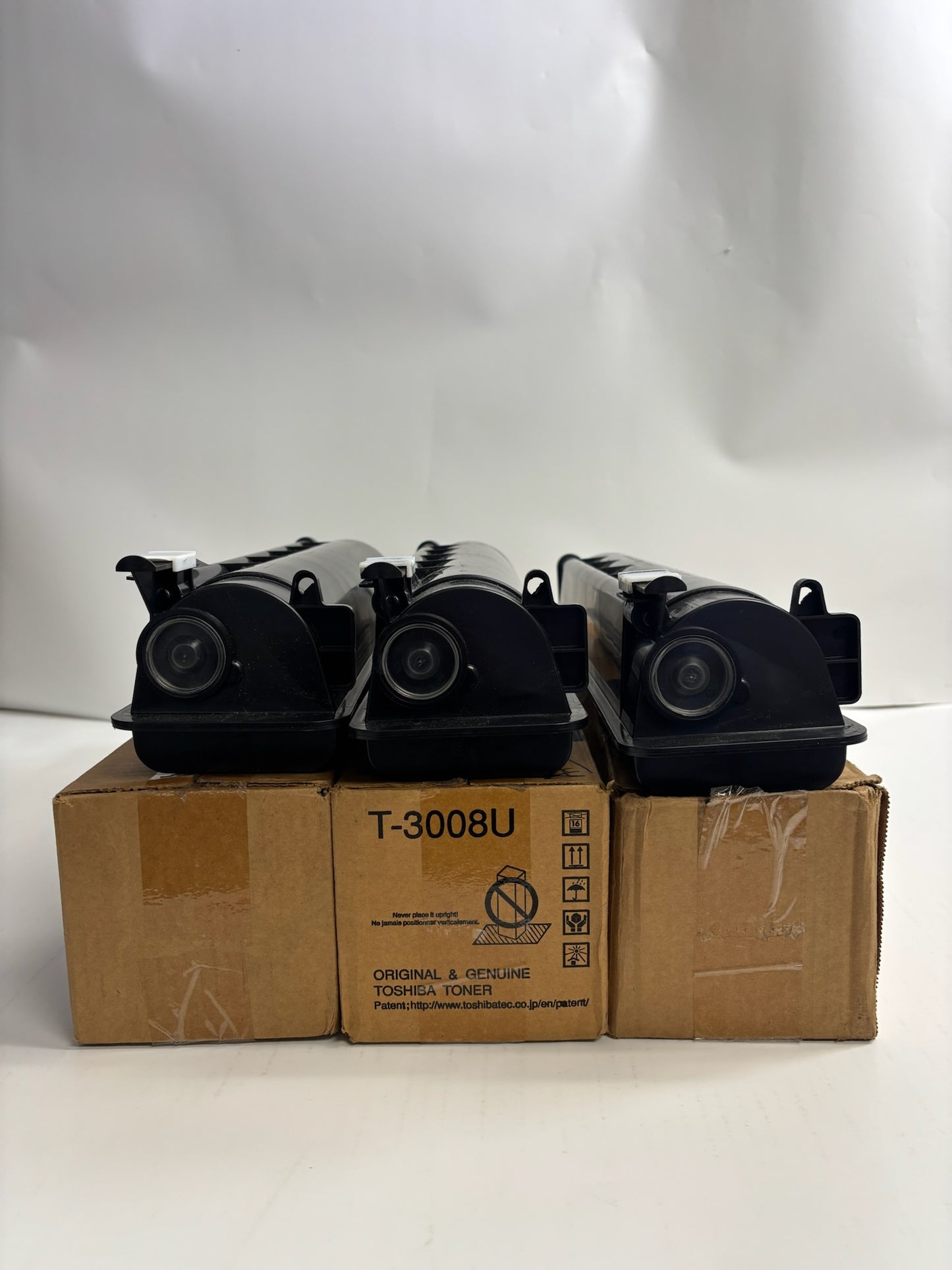 3 Open Genuine Toshiba 2008A,2508A,3008A,3008AG Black Toners T-3008U (T3008U)