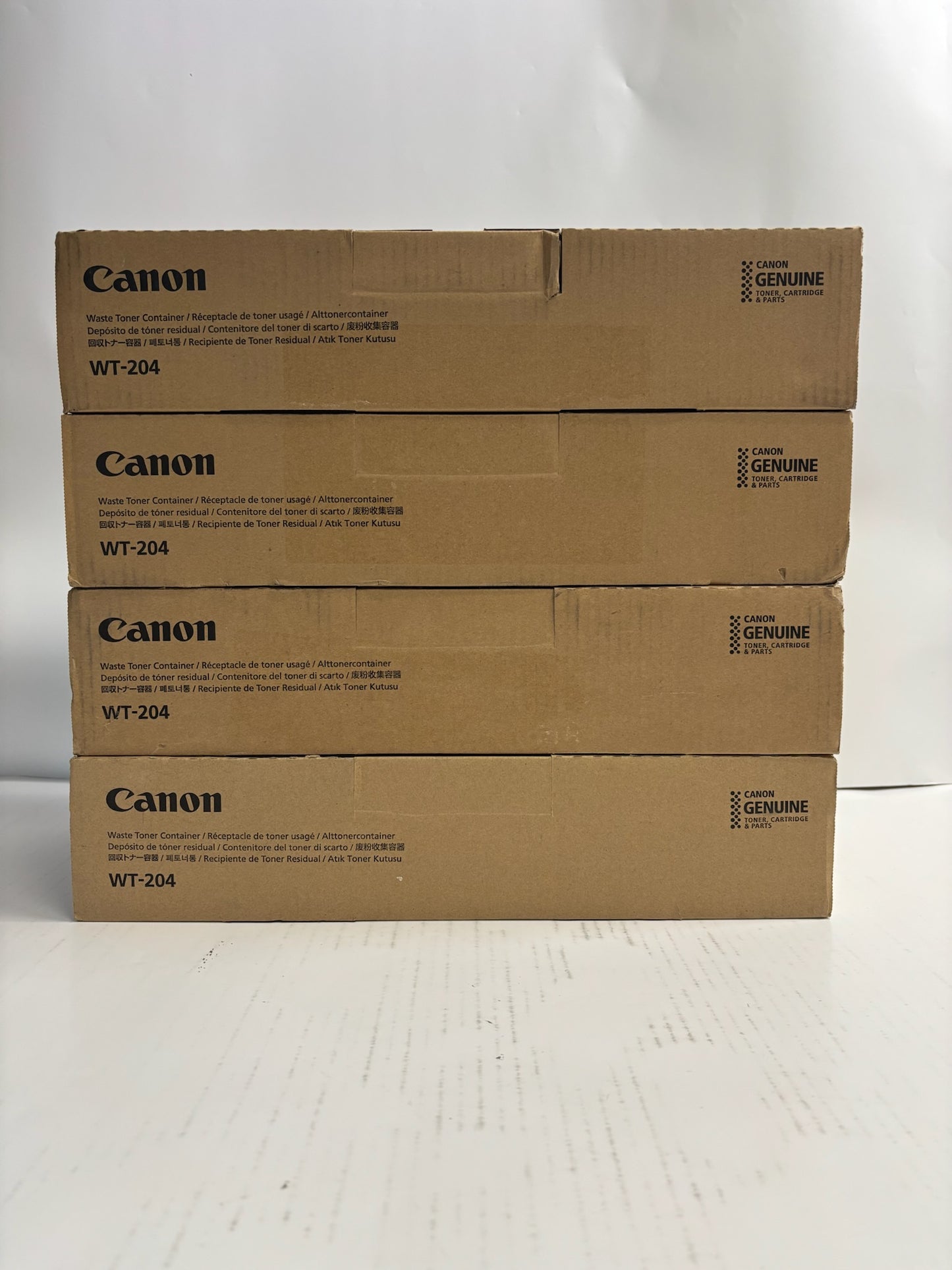 4 Genuine Canon iR ADVANCE C7055 C7065 C7260 Waste Toner Container WT-204, WT204