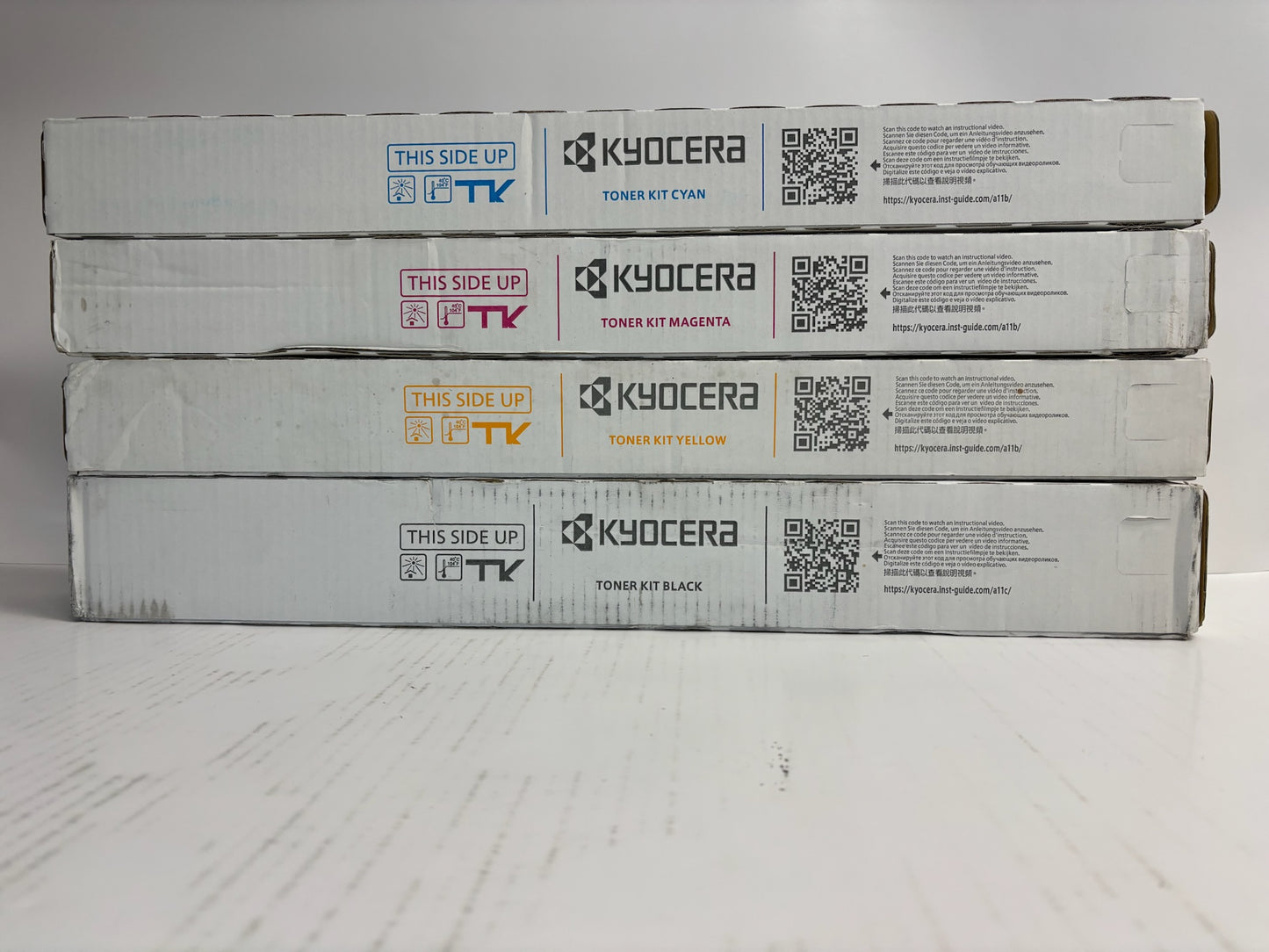 4 New Genuine Kyocera TASKalfa 3552ci,3553ci,4052ci,4053ci  CMYK Toners TK-8527