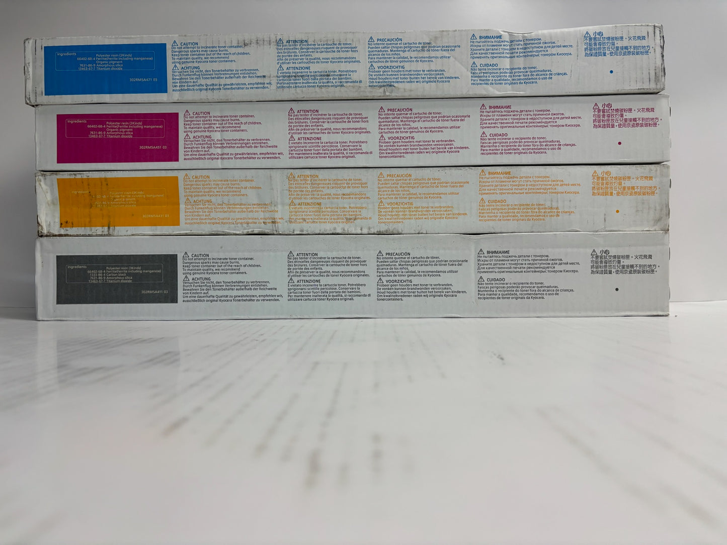 4 New Genuine Kyocera TASKalfa 3552ci,3553ci,4052ci,4053ci  CMYK Toners TK-8527