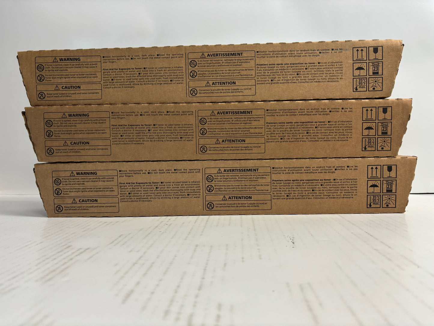 3 New Genuine Ricoh IM C4500,C6000 CMY Toners 842280,842281,842282 (No Black)