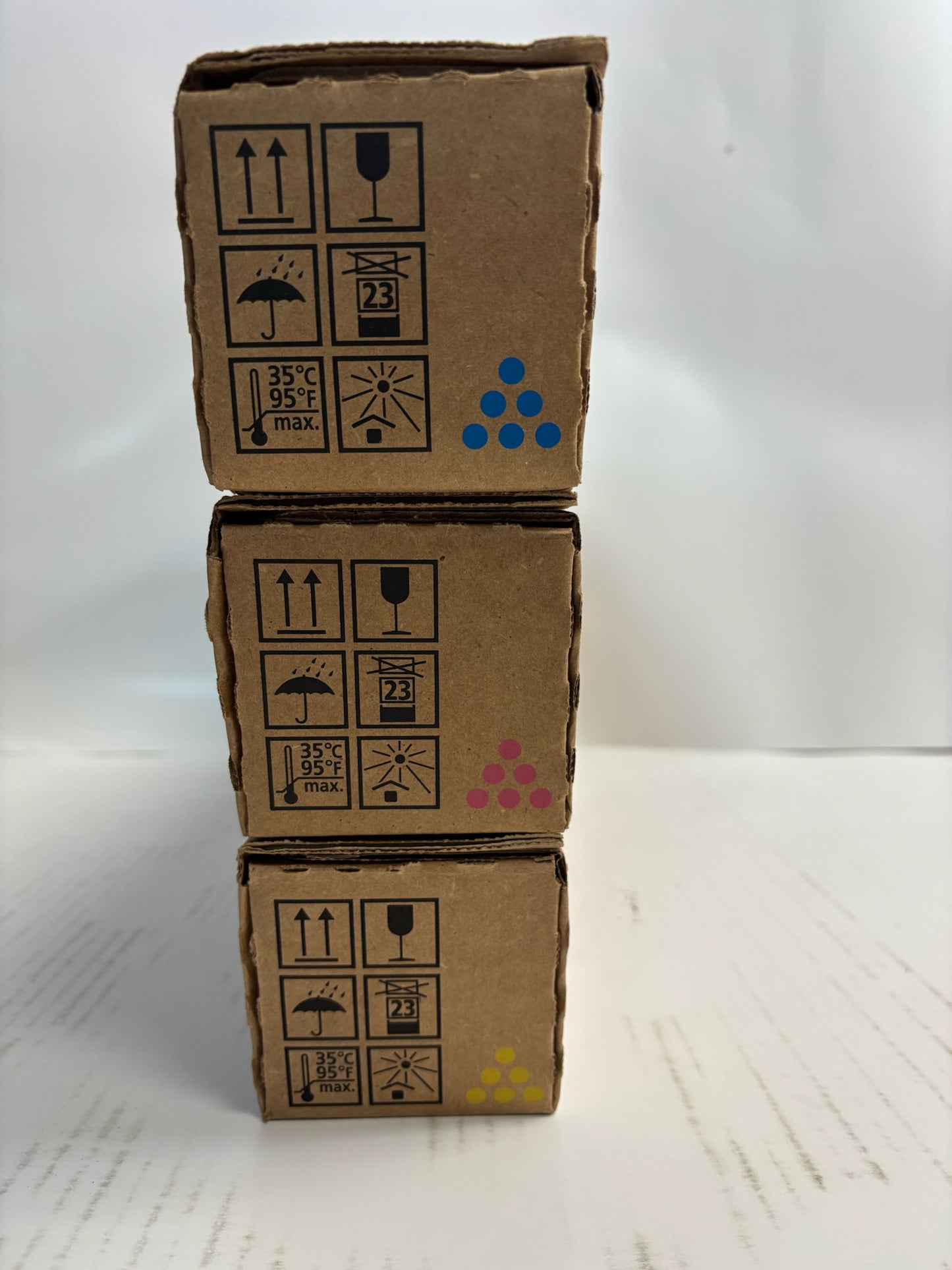 3 New Genuine Ricoh IM C4500,C6000 CMY Toners 842280,842281,842282 (No Black)