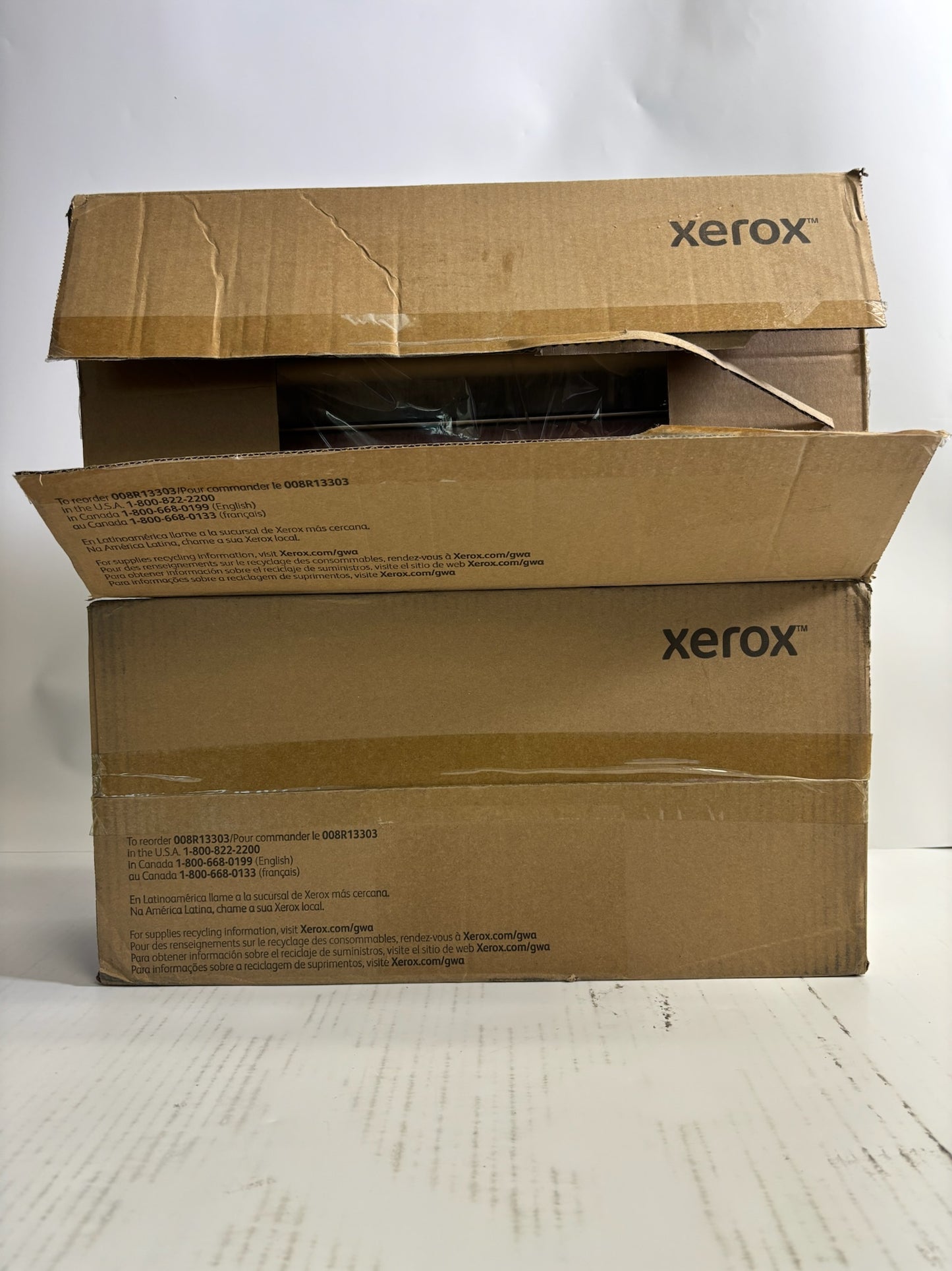 2 Open Genuine Xerox 4110,B9136  Fuser Web Assembly Cleaning Cart 008R13303