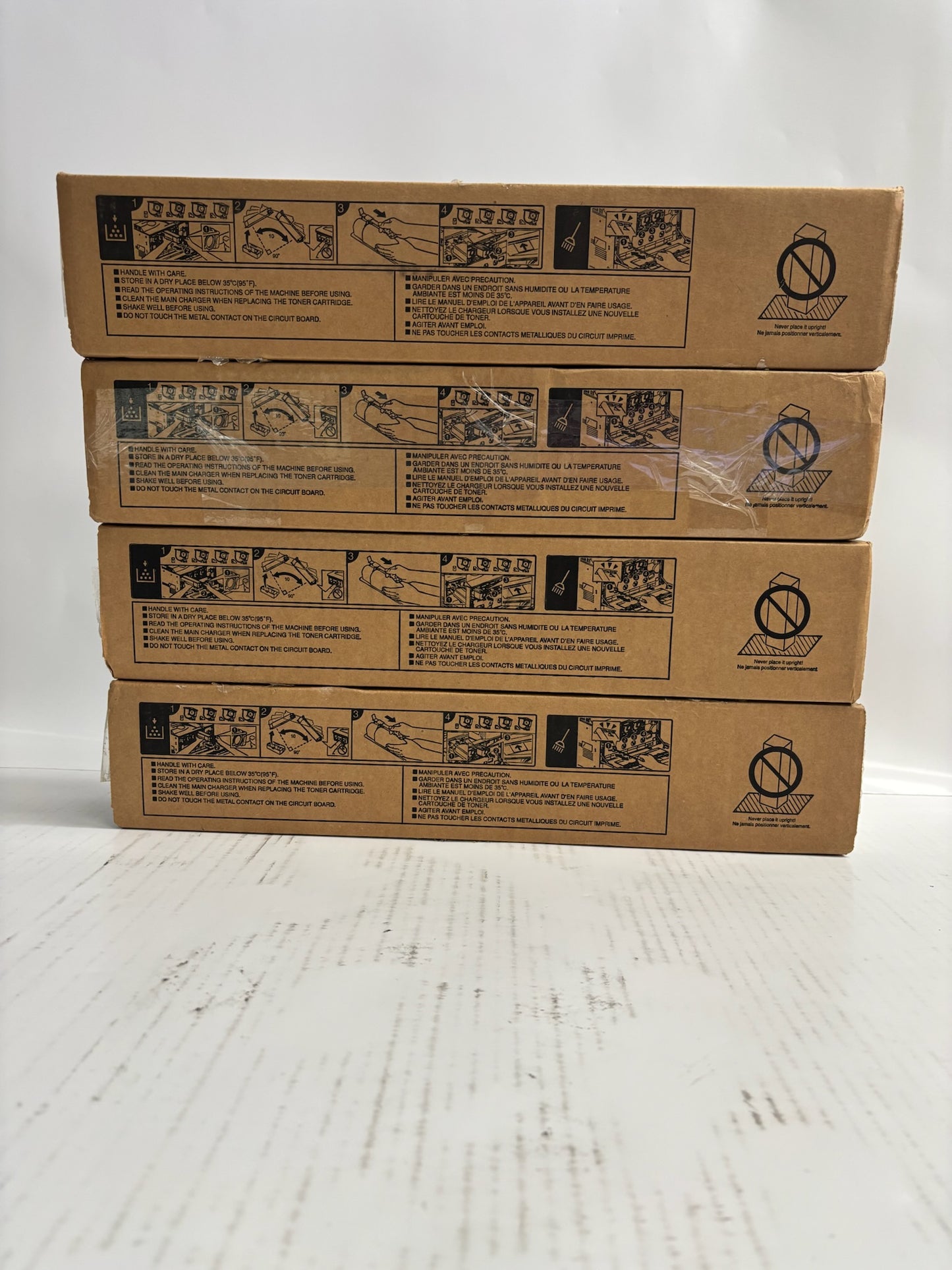 4 New Genuine Toshiba 2515AC, 3015AC, 3515AC,4515AC CMYK T-FC415U Toners