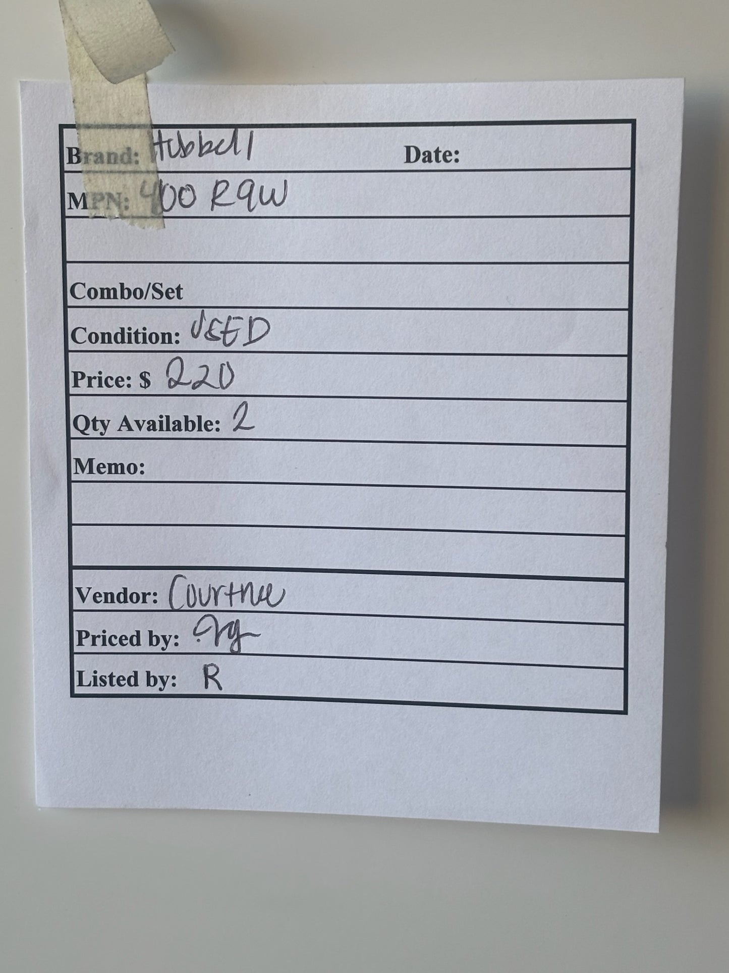 Used Hubbell 4100R9W Pin And Sleeve Receptacle, Water Tight W250V, 100A