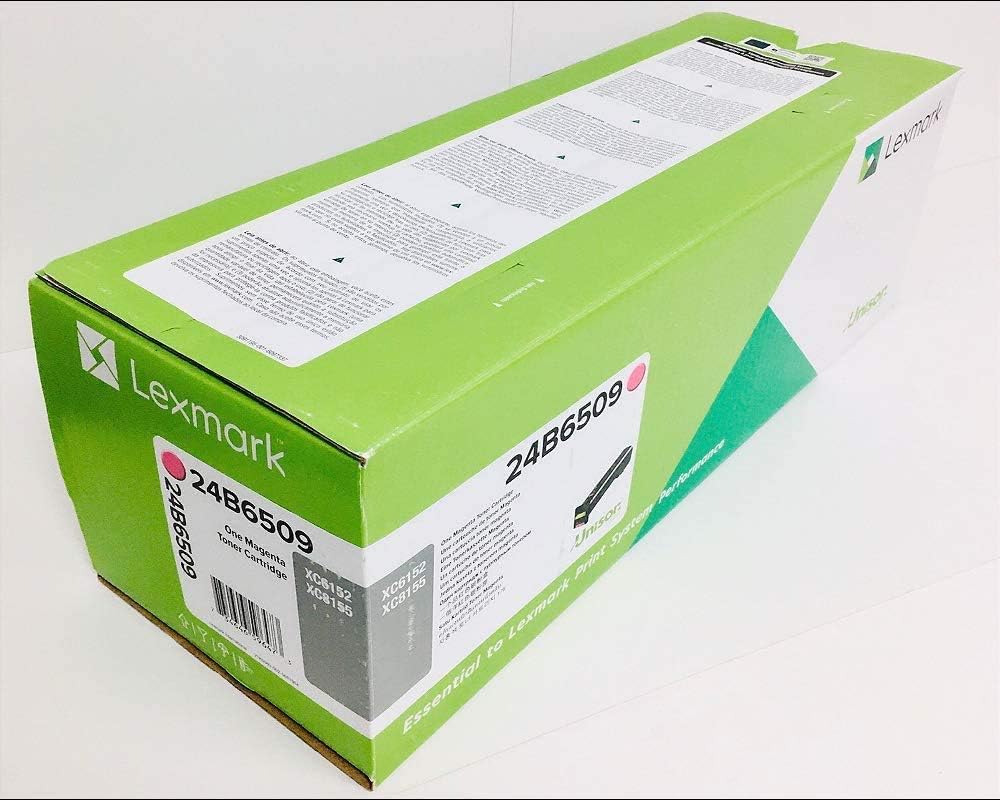 Genuine Lexmark XC6152 XC815 Magenta Toner Cartridge 24B6509