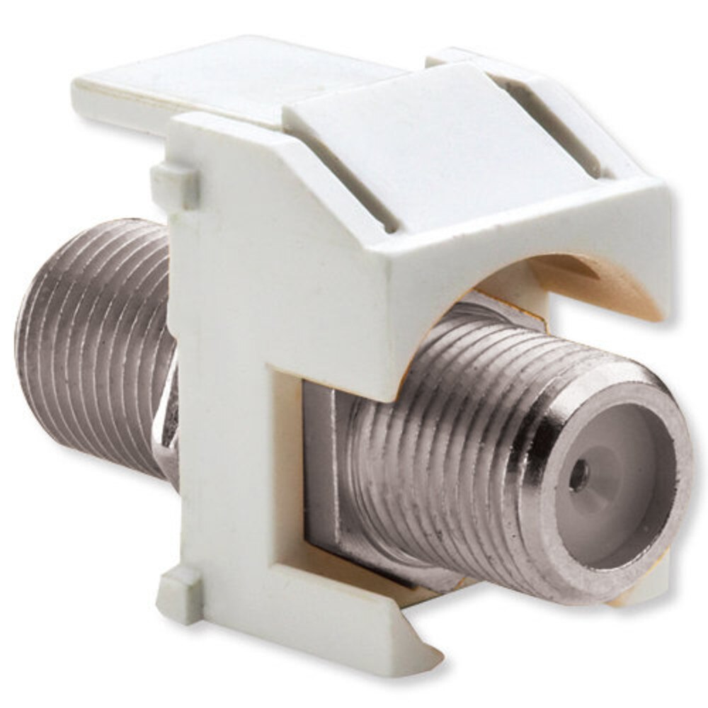 120 PK Legrand ON-Q (WP3479-WH) Non-Recessed Nickel F-Connector