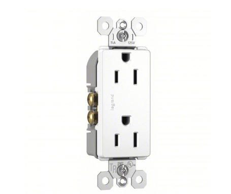 Legrand Radiant TR26252-W Duplex Receptacle 15A 125V (16262-W) - 10 Pack
