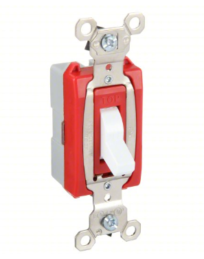 10 PK Legrand Radiant PS20AC1W Single Pole Switch 20A 120/277VAC (White)
