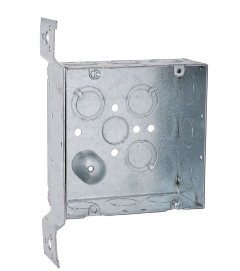 Hubbell RACO (254) 4-11/16 in. W x 2-1/8 D 2 Gang Welded Square Box 4.86 Each