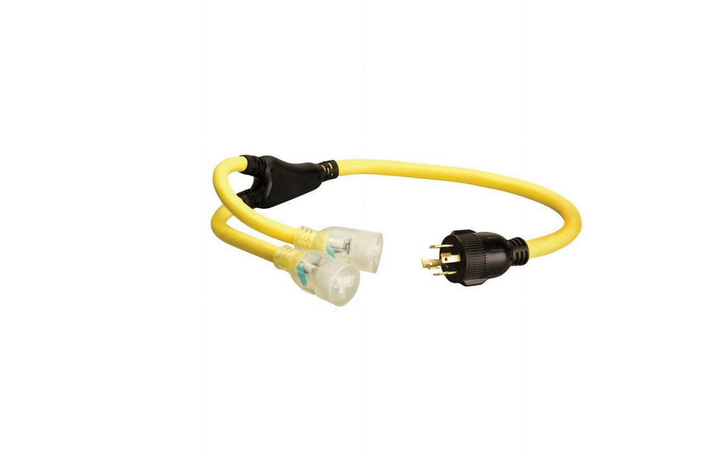 Coleman Cable 10/4 & 12/3 STOW 20A 125/250 volt 2500/5000w 3 ft L Generator Cord